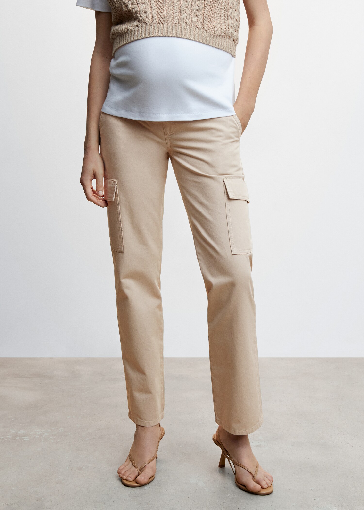 Maternity cargo jeans - Medium plane
