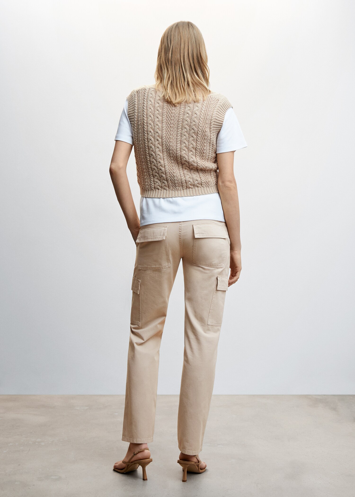 Maternity cargo jeans - Reverse of the article