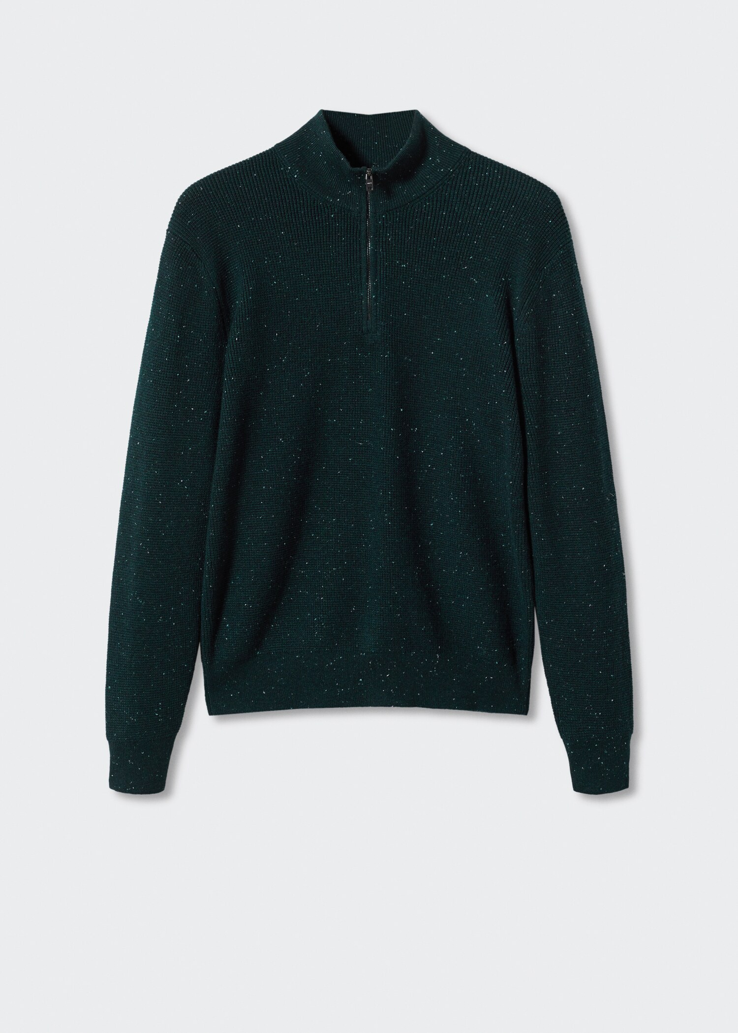 Pull-over laine col à tirette - Article sans modèle