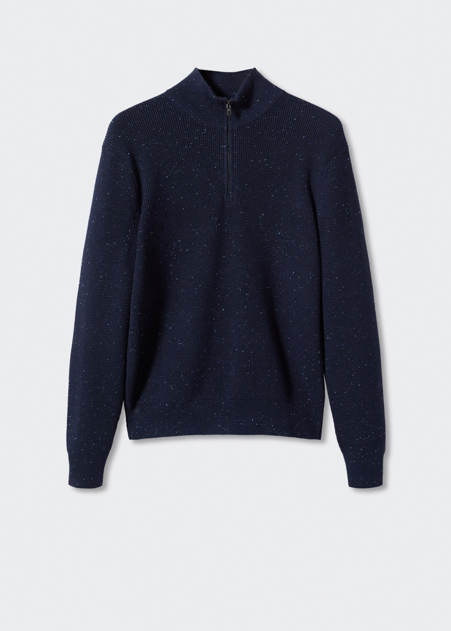 Pull-over laine col à tirette - Article sans modèle