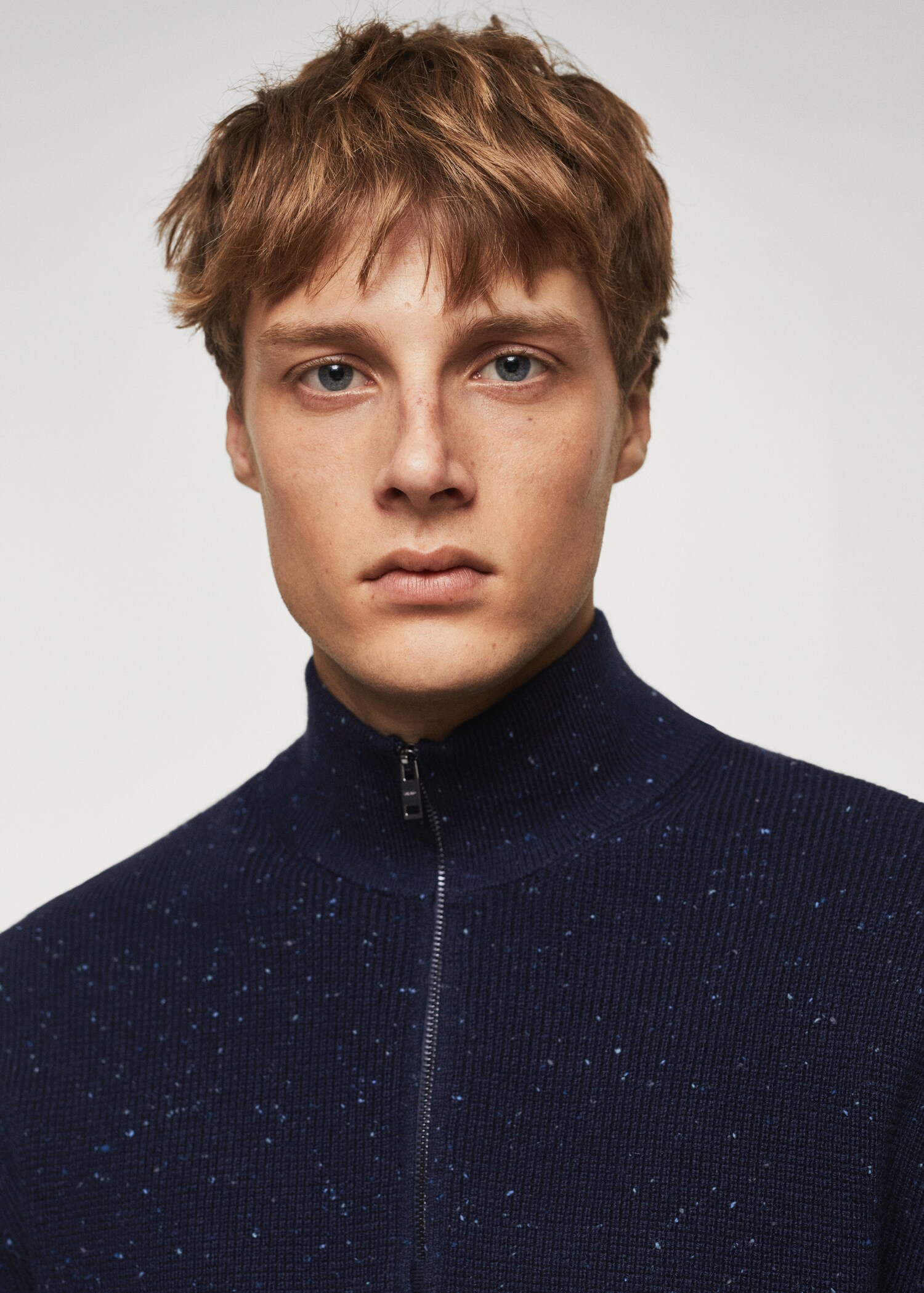 Pull-over laine col à tirette - Détail de l'article 1