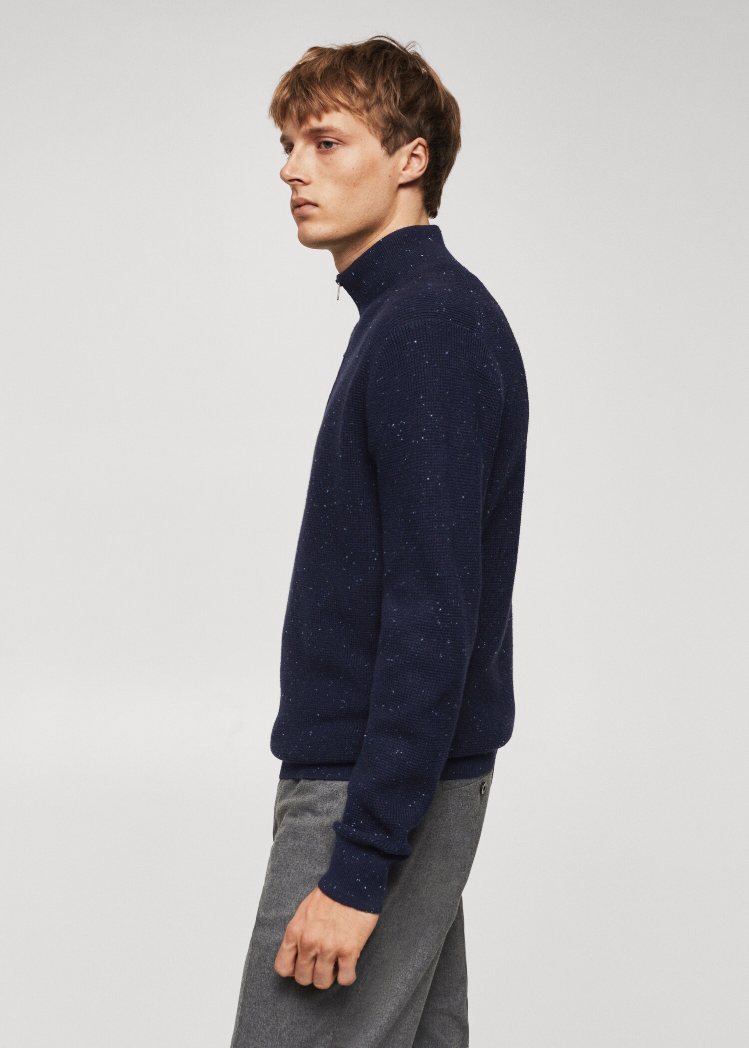 Pull-over laine col à tirette - Détail de l'article 6