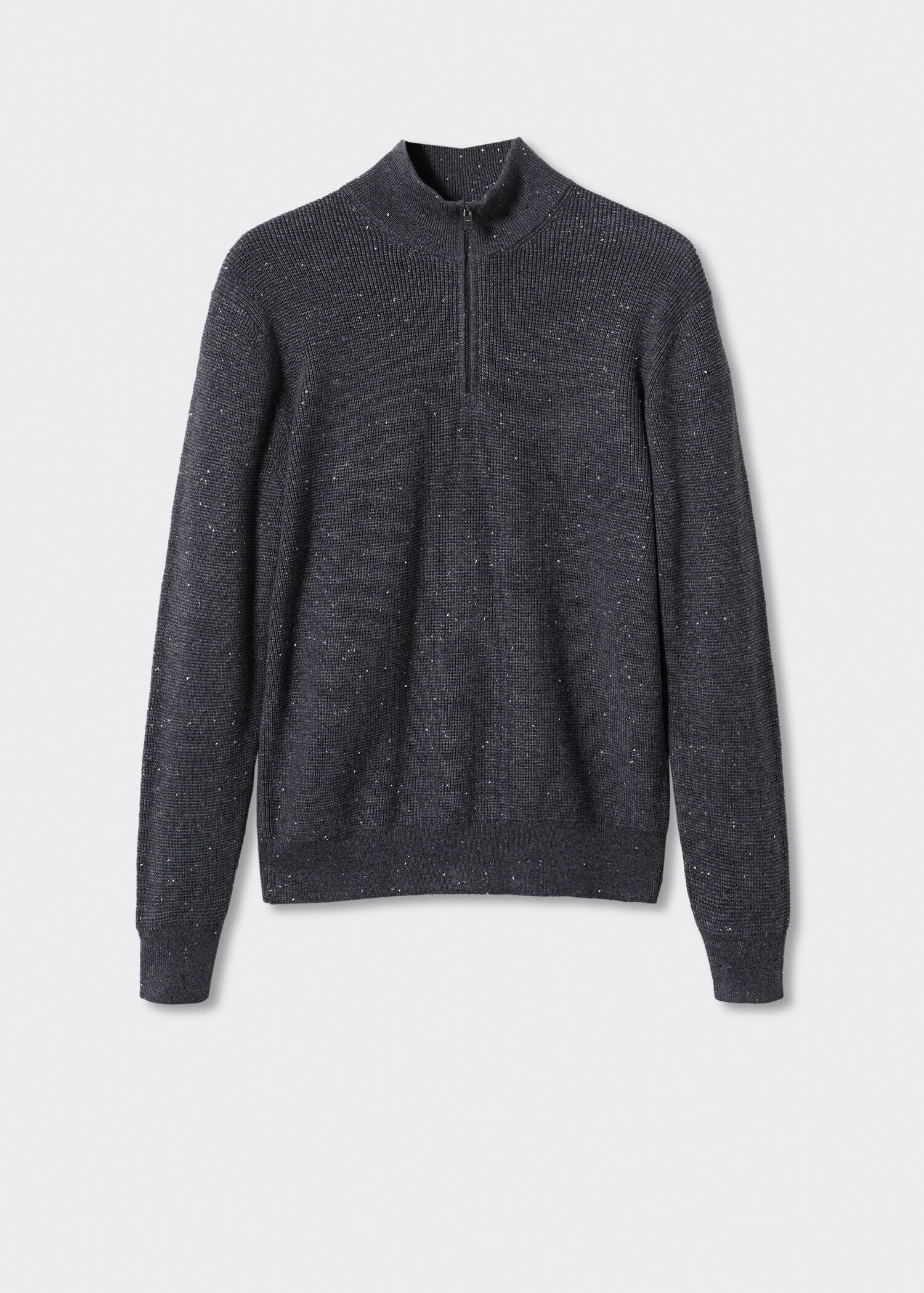 Pull-over laine col à tirette - Article sans modèle