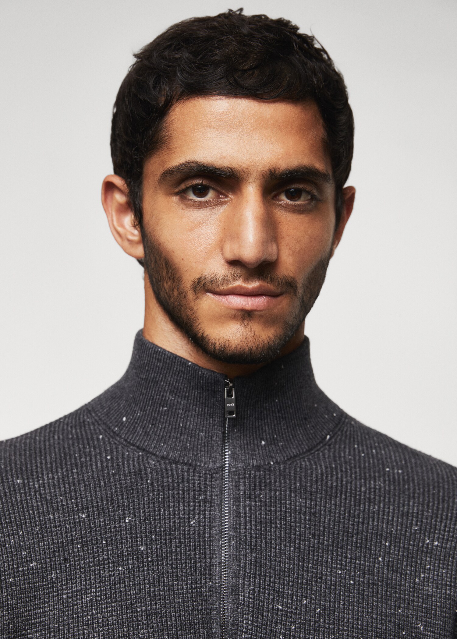 Pull-over laine col à tirette - Détail de l'article 1