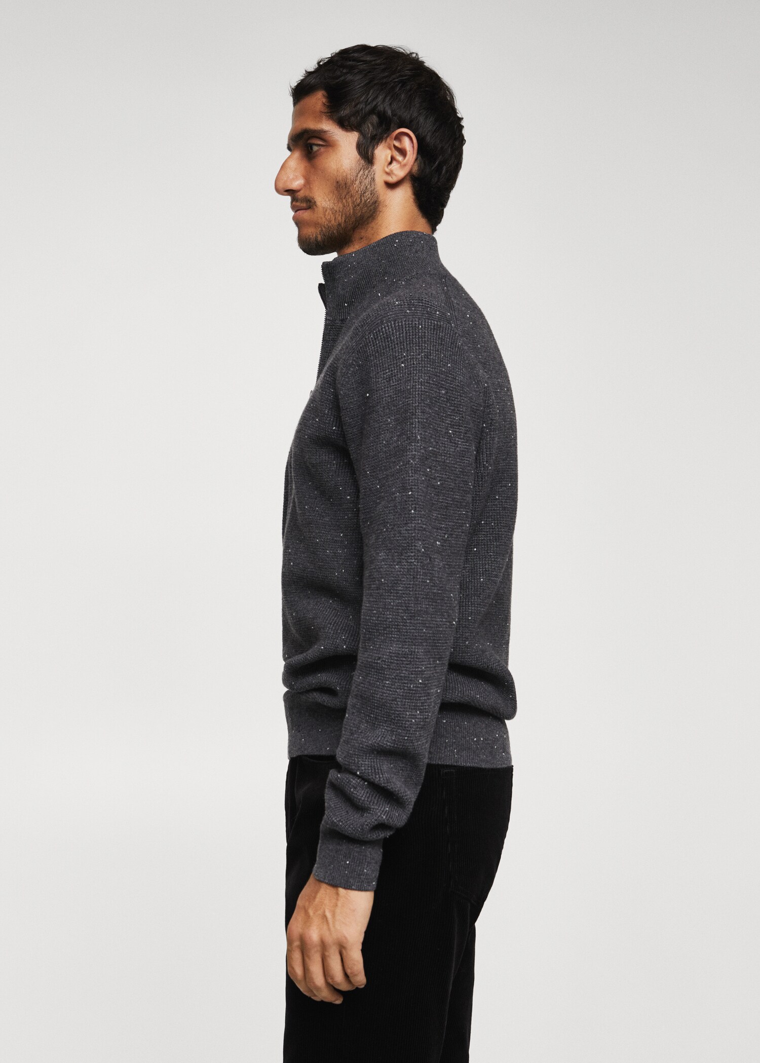 Pull-over laine col à tirette - Détail de l'article 6