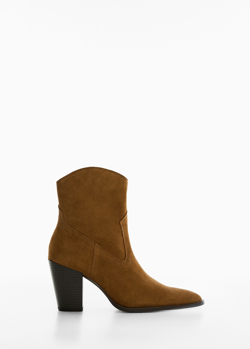 Suede leather ankle boots