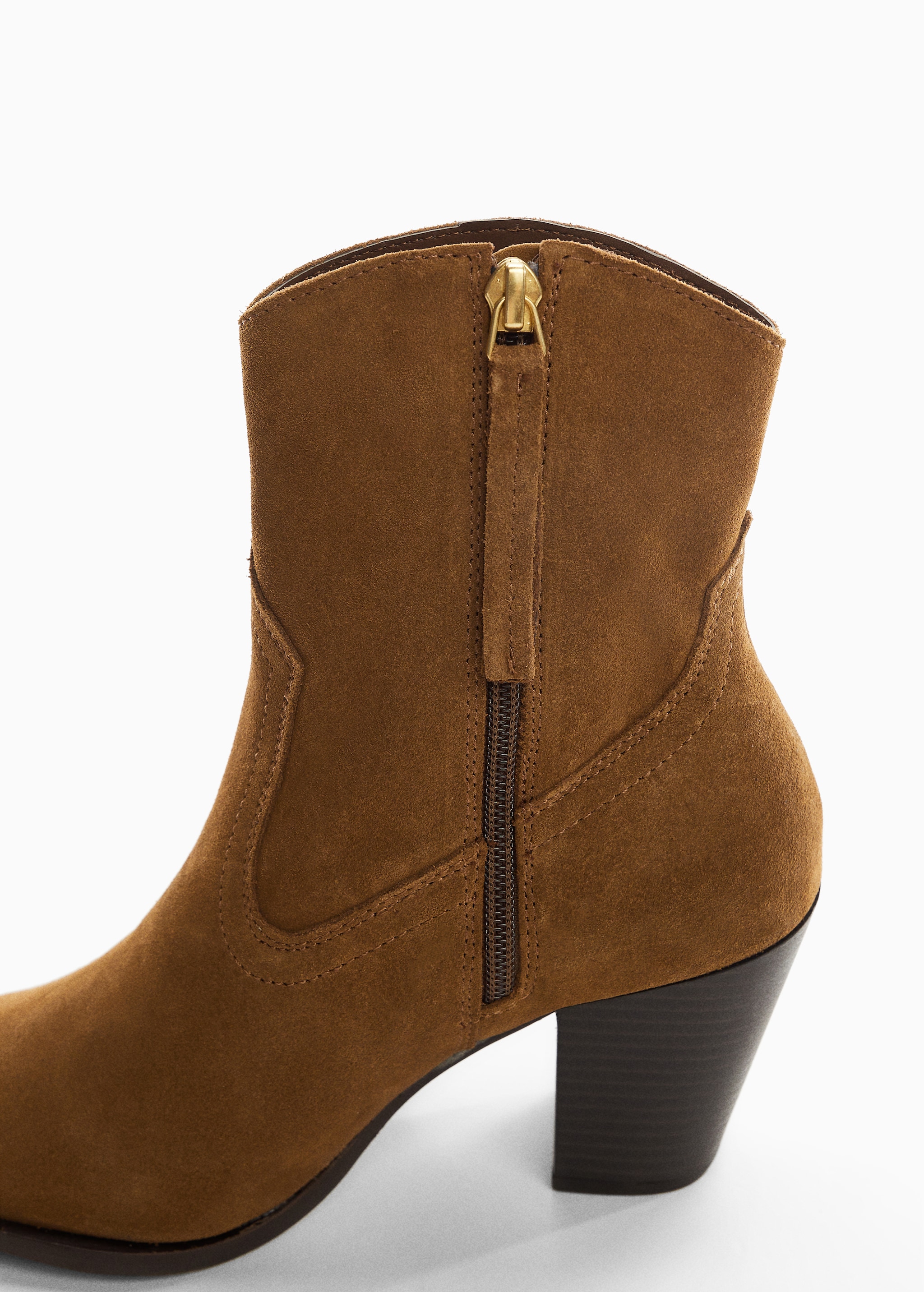 Suede leather ankle boots - Details of the article 1
