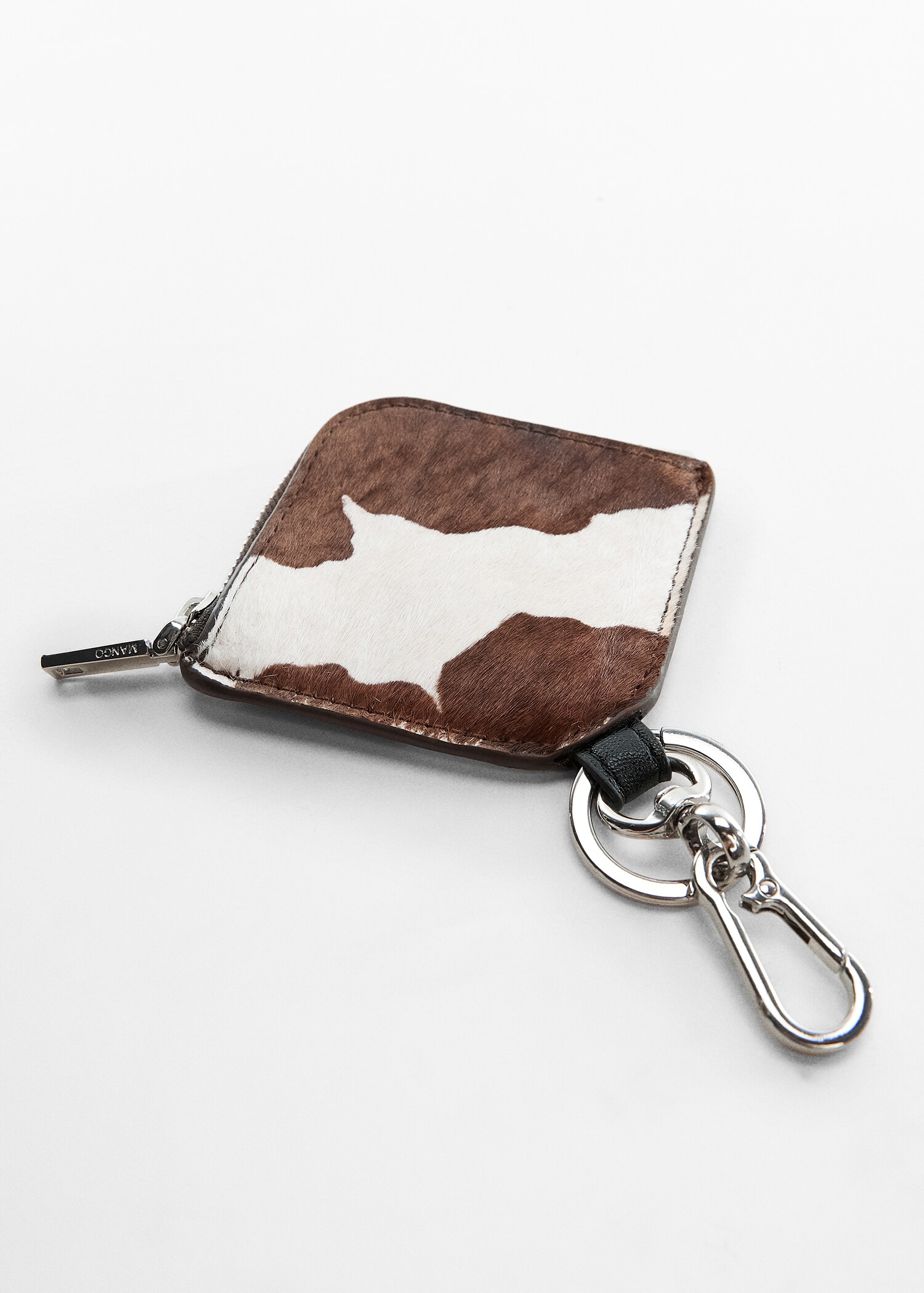 Animal print leather purse - Medium plane