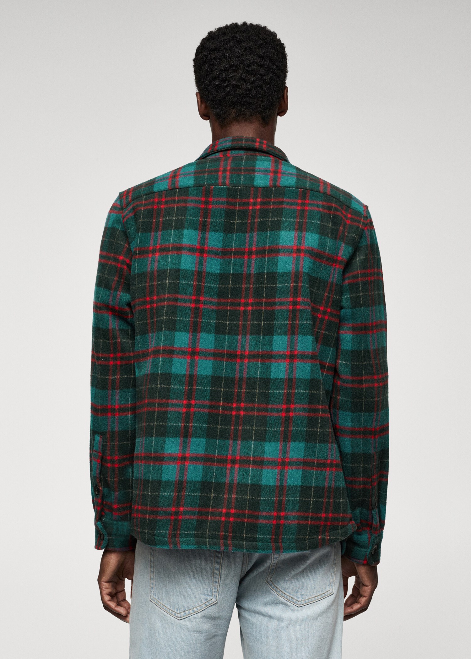Chemise flanelle à carreaux - Verso de l’article