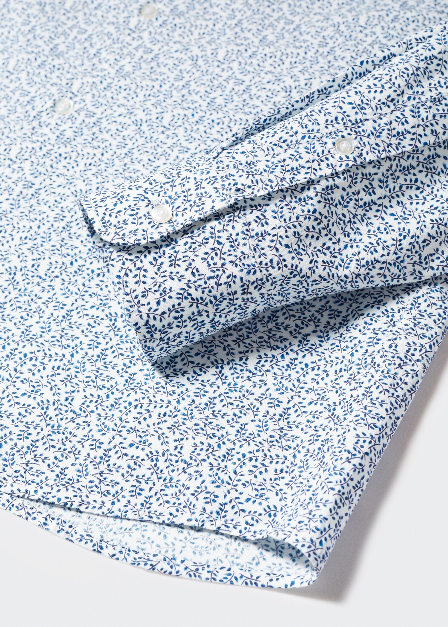 Chemise slim-fit imprimée coton - Détail de l'article 8