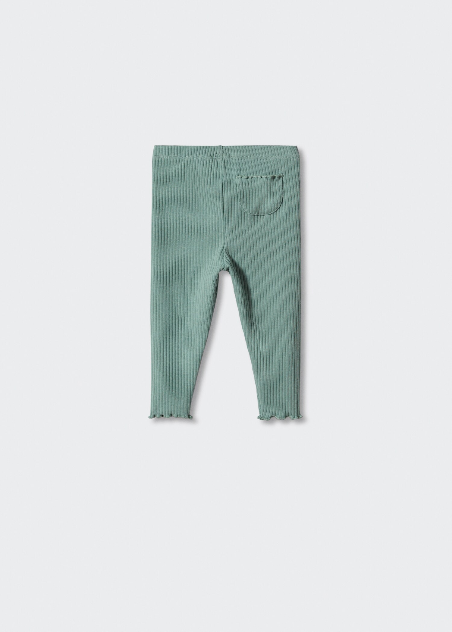 Ribbed leggings - Reverse of the article