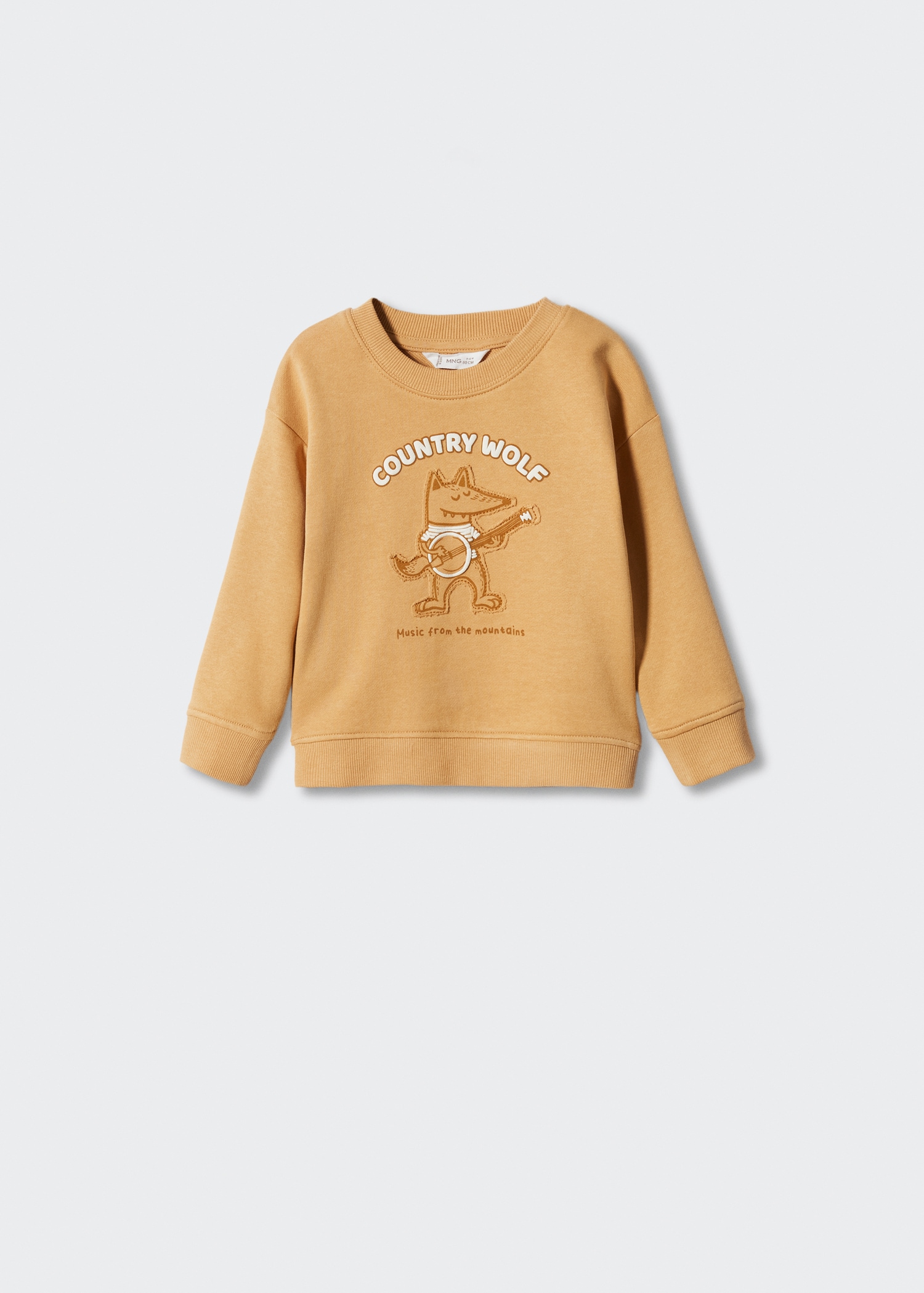 Printed cotton sweatshirt - Article without model