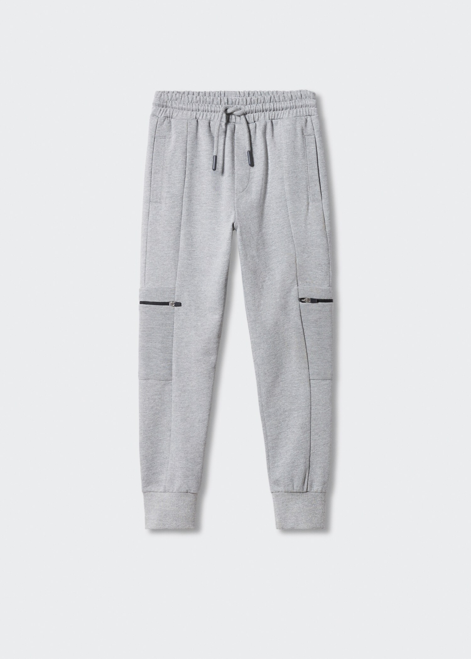 Baumwoll-Joggerpants mit Reißverschlüssen - Artikel ohne Model