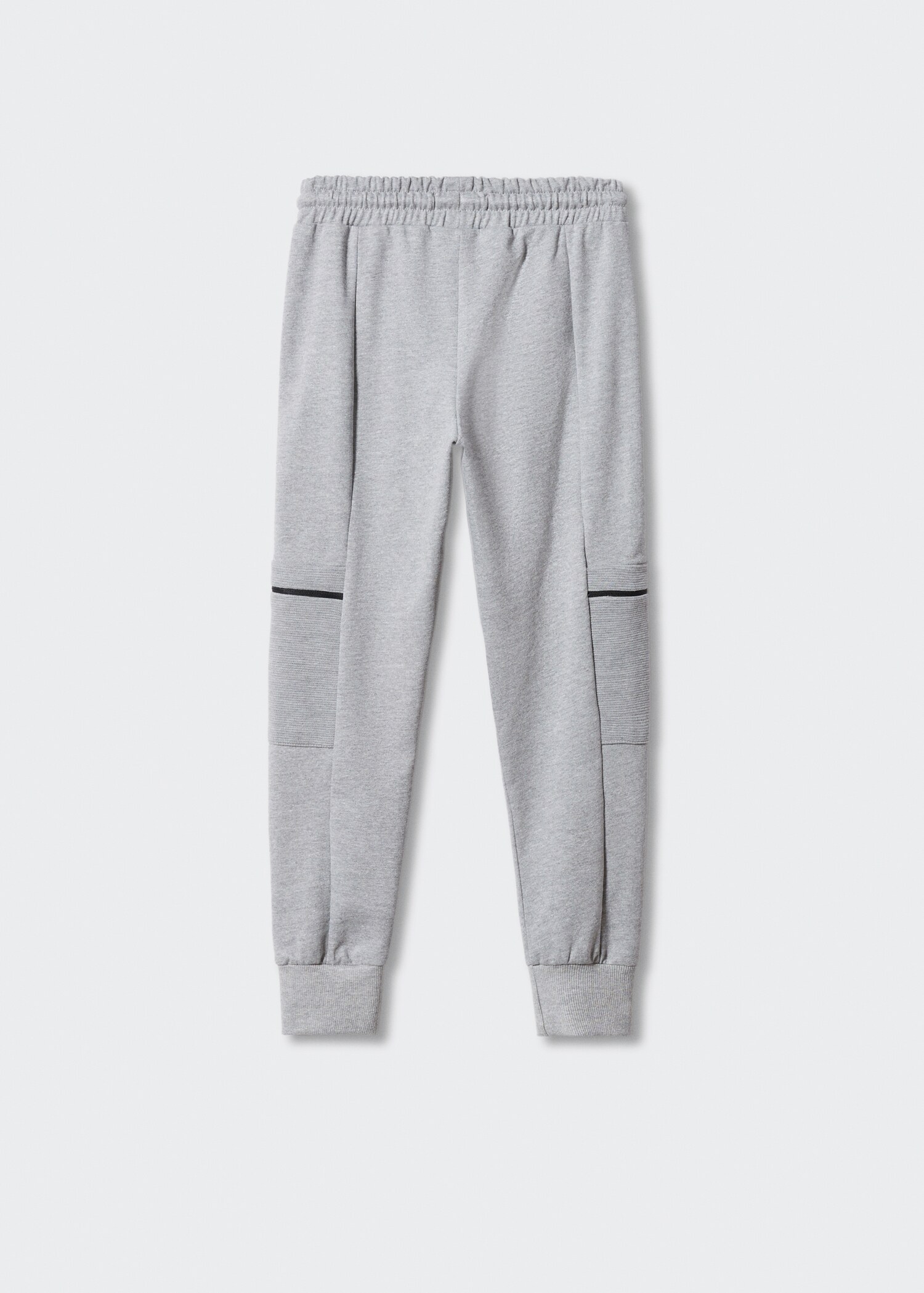 Baumwoll-Joggerpants mit Reißverschlüssen - Rückseite des Artikels