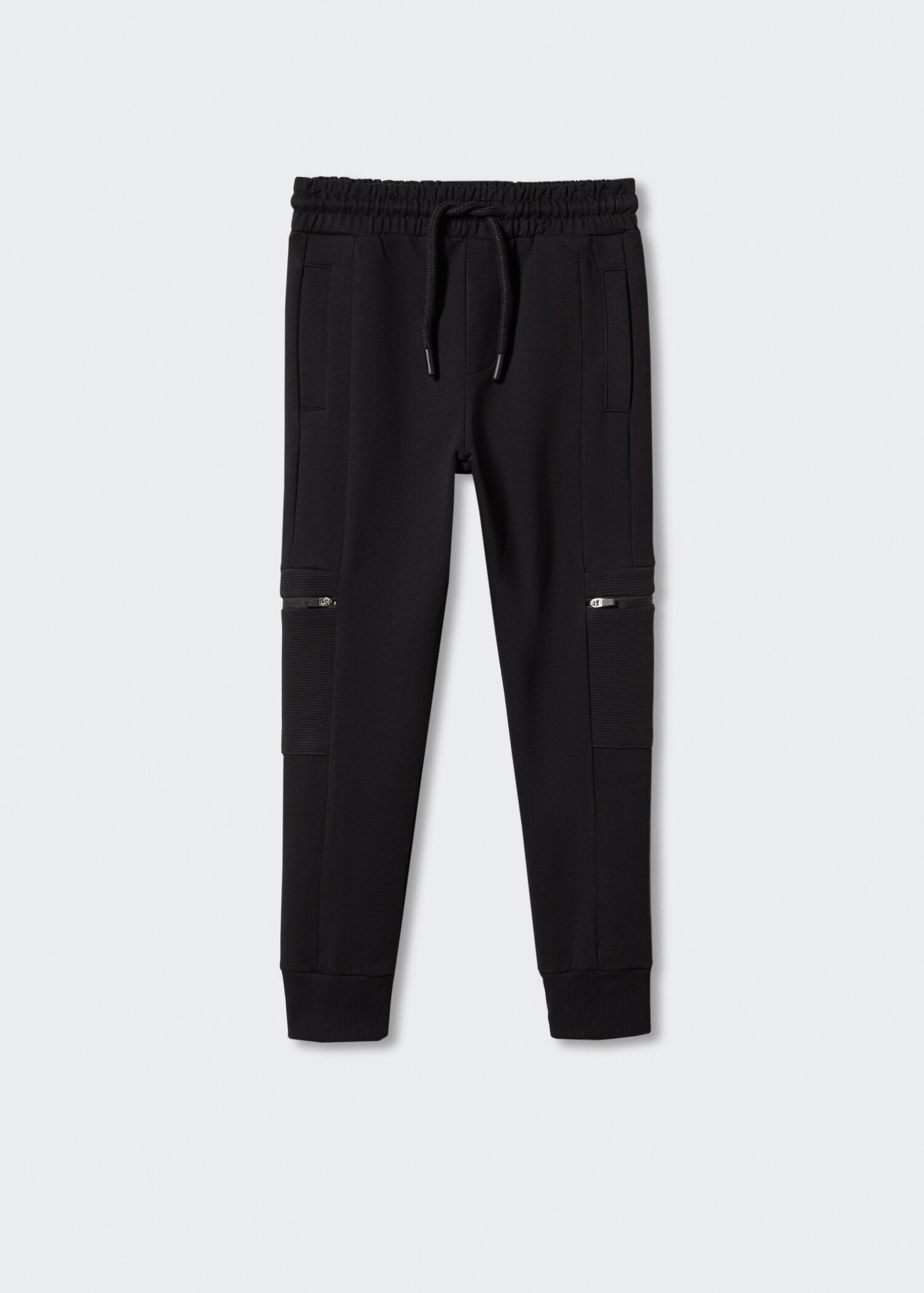 Baumwoll-Joggerpants mit Reißverschlüssen - Artikel ohne Model
