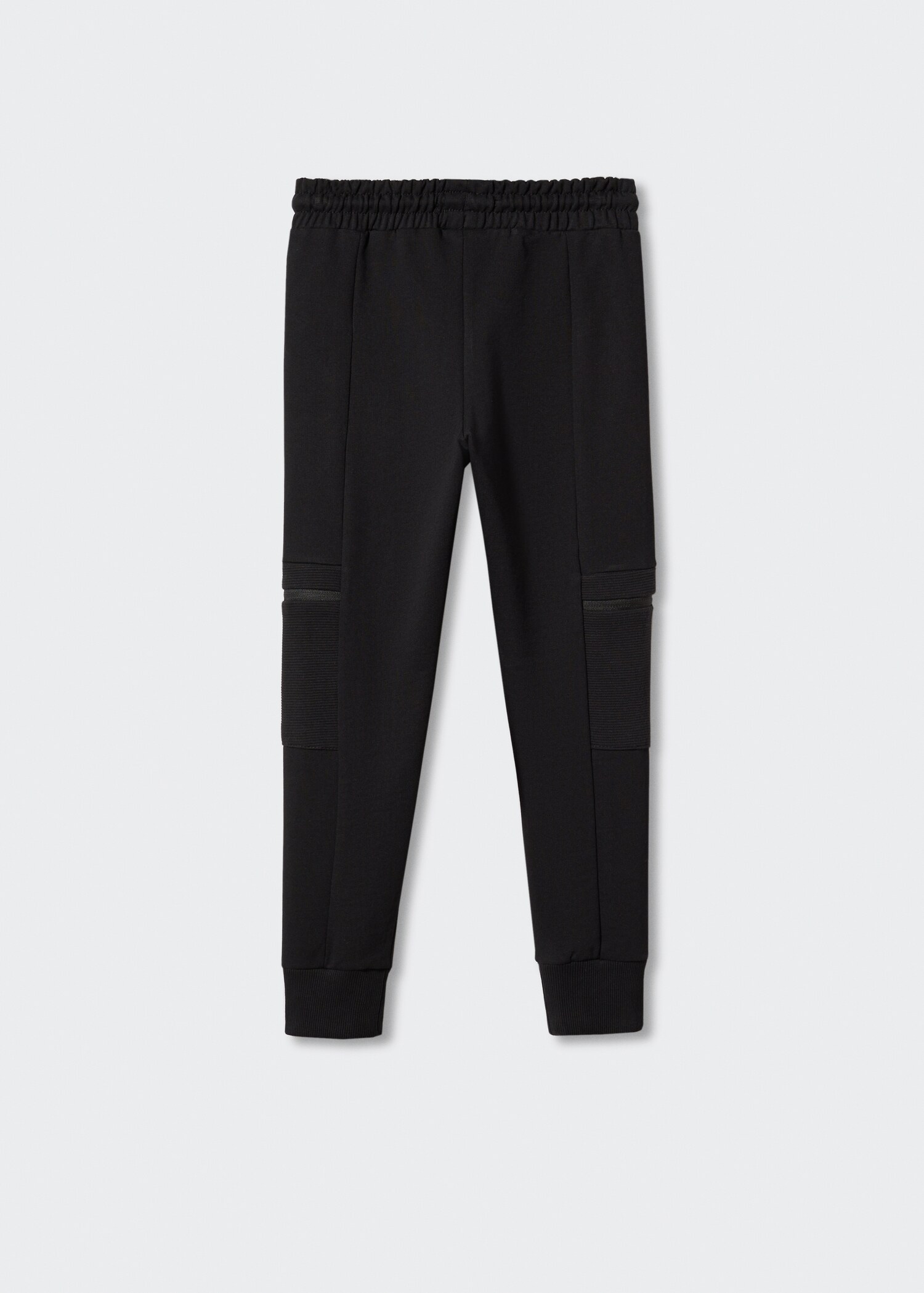 Baumwoll-Joggerpants mit Reißverschlüssen - Rückseite des Artikels