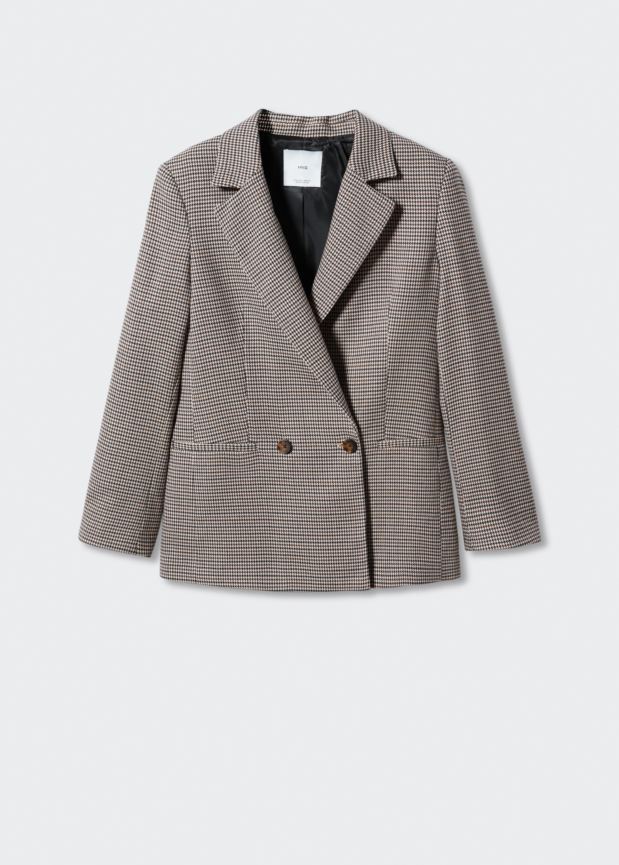 Wrap check suit jacket - Article without model