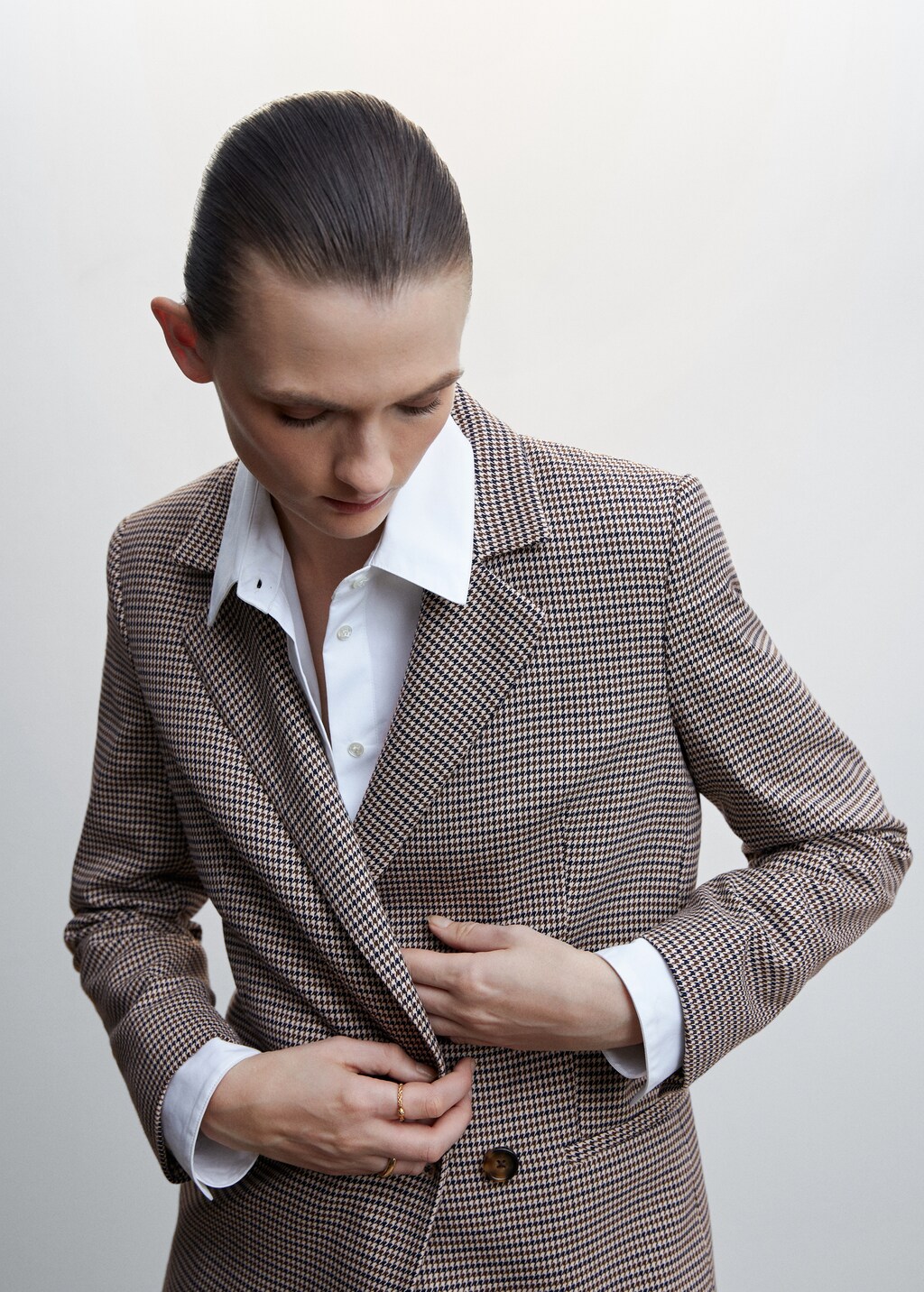 Checked suit jacket womens online