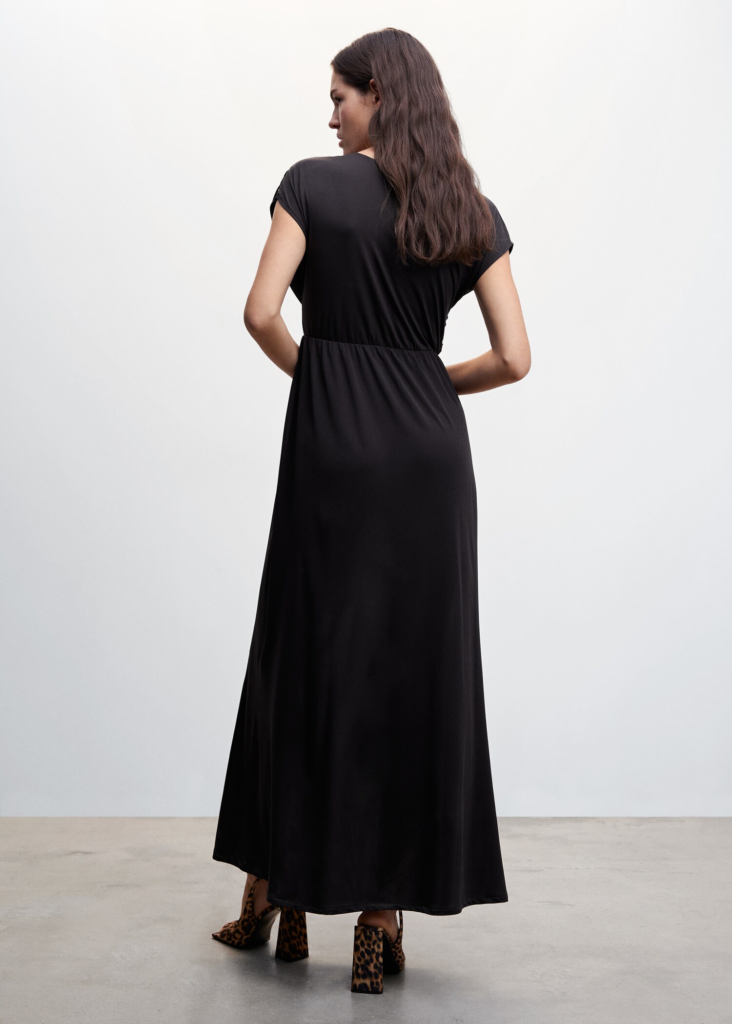 Draped detail dress - Reverse of the article