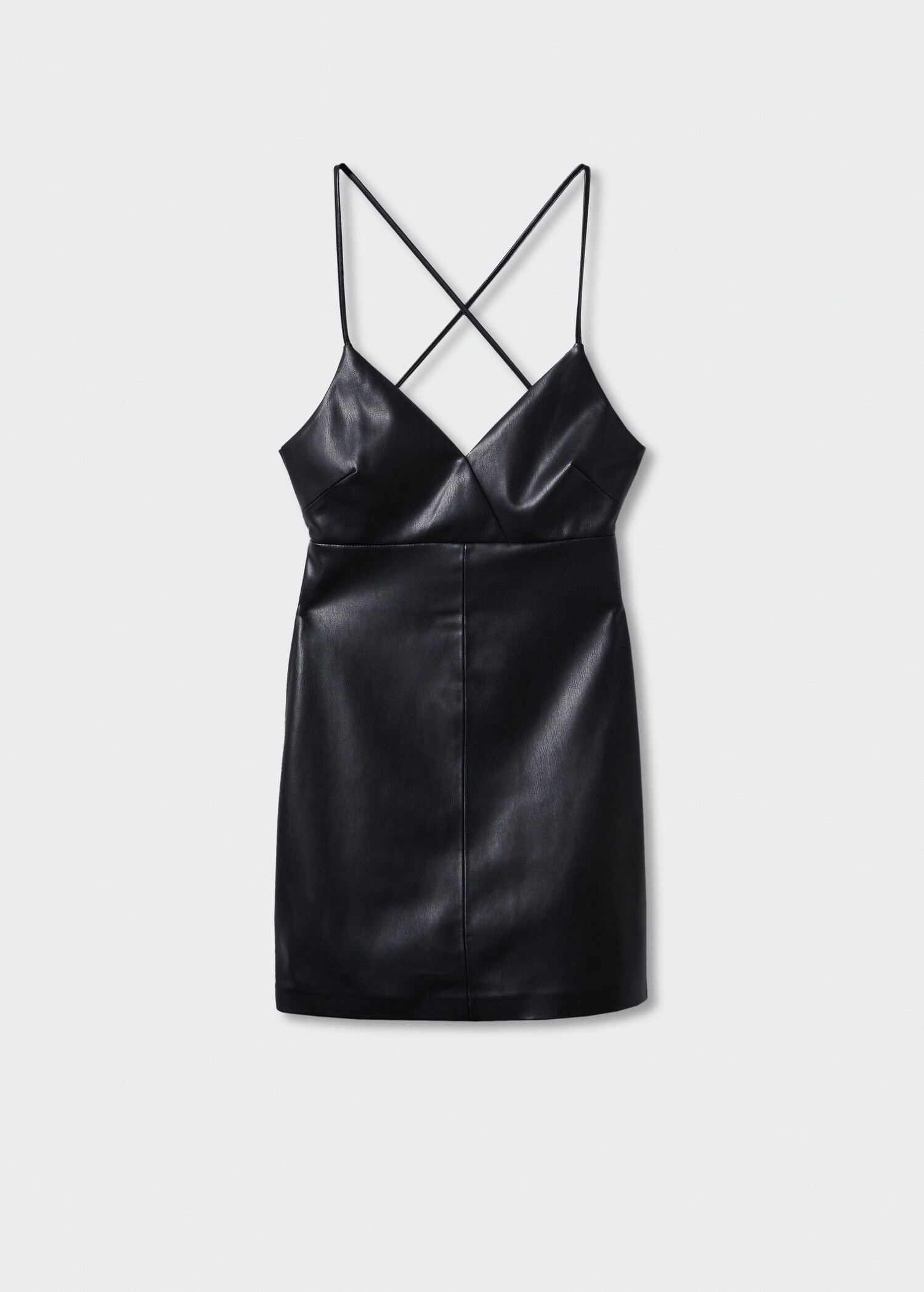 Vestit esquena creuada efecte pell - Article sense model
