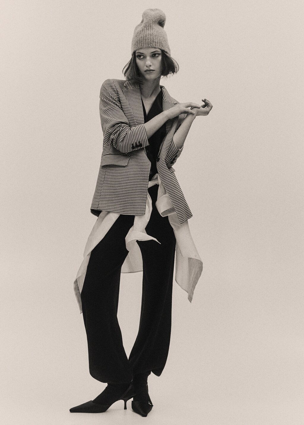 Knitted wideleg pants - Women | MANGO OUTLET USA Knitted wideleg pants - Women | MANGO OUTLET USA