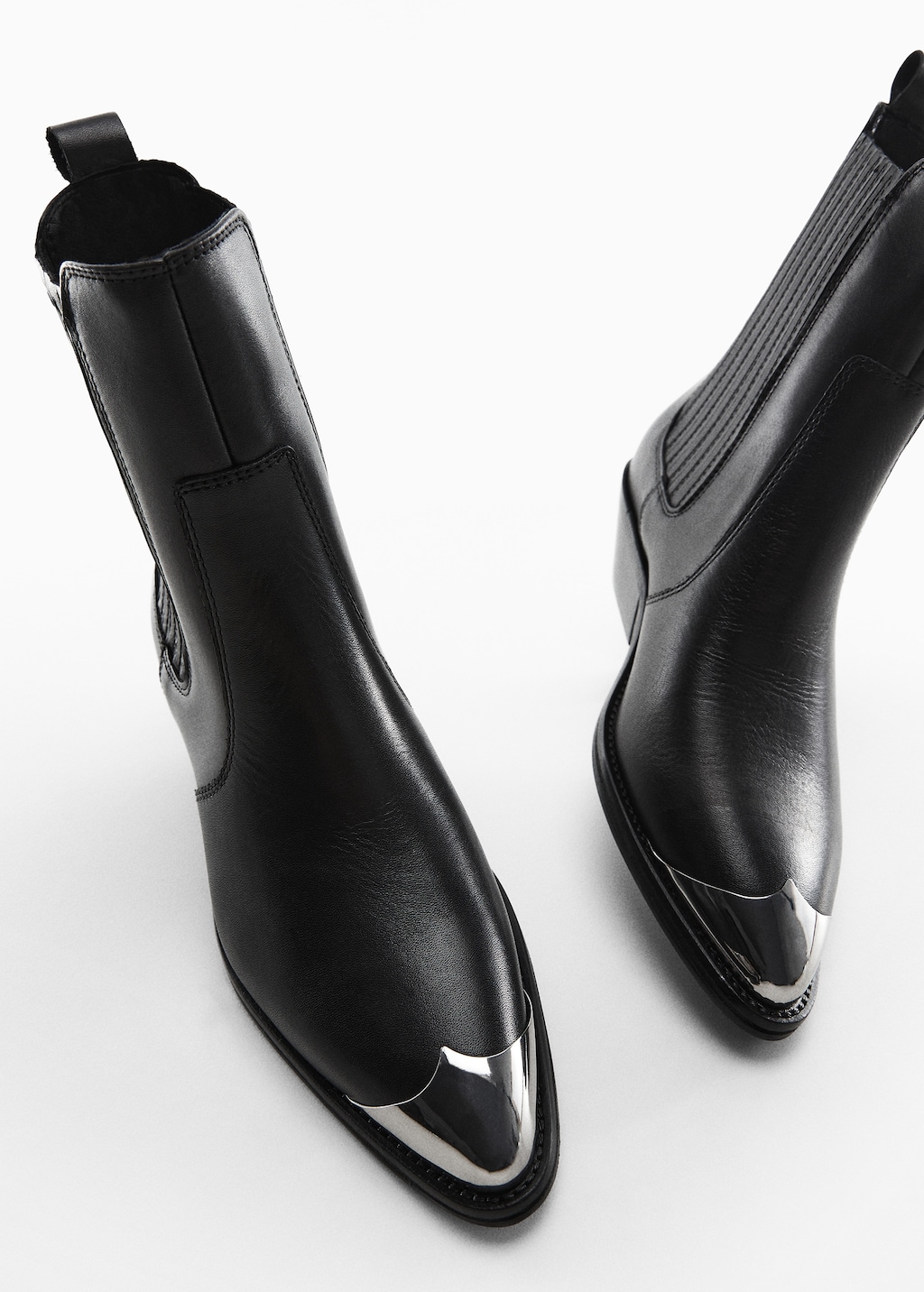 Ankle boots metallic deals