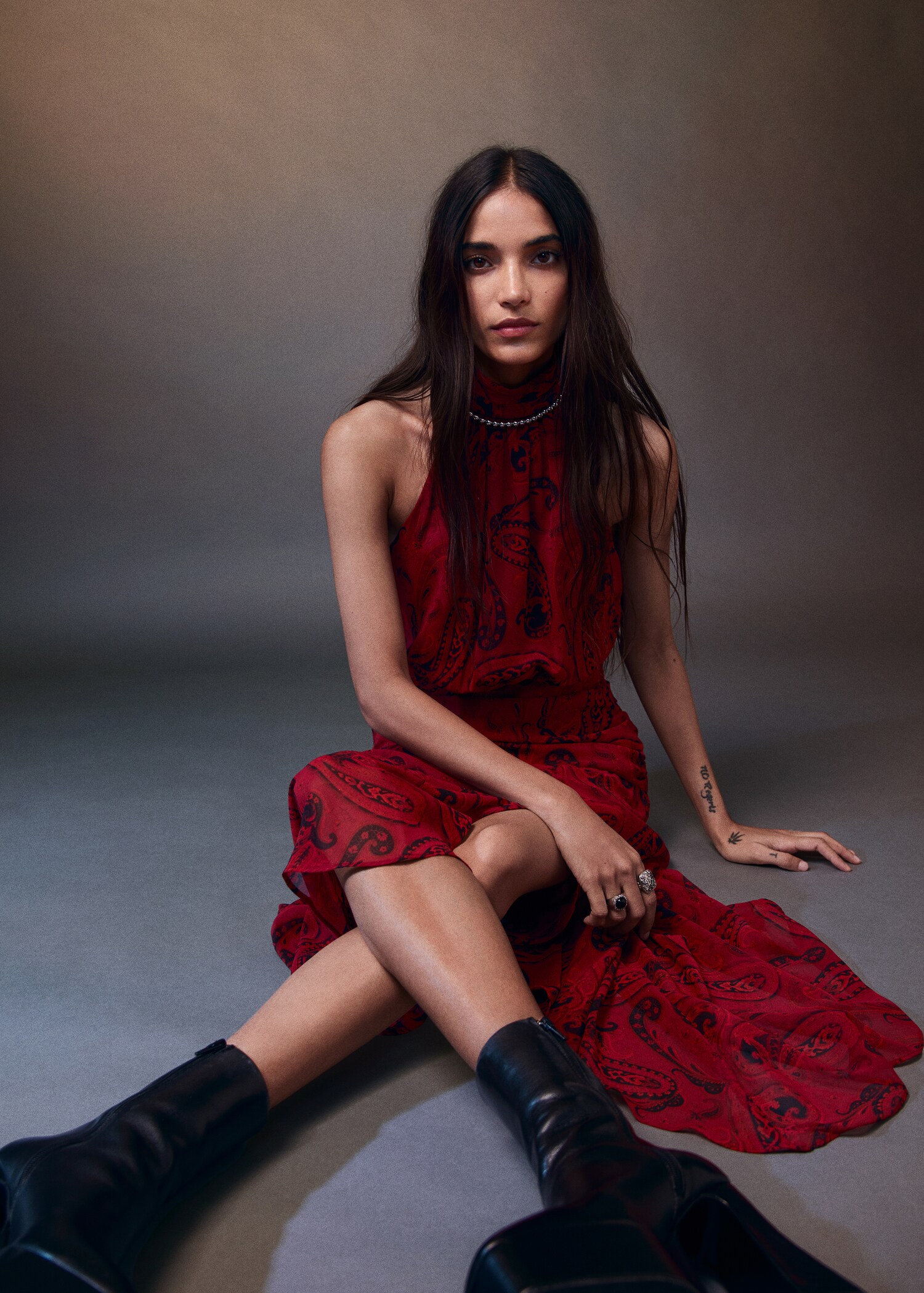 Vestido estampado paisley - Detalle del artículo 6