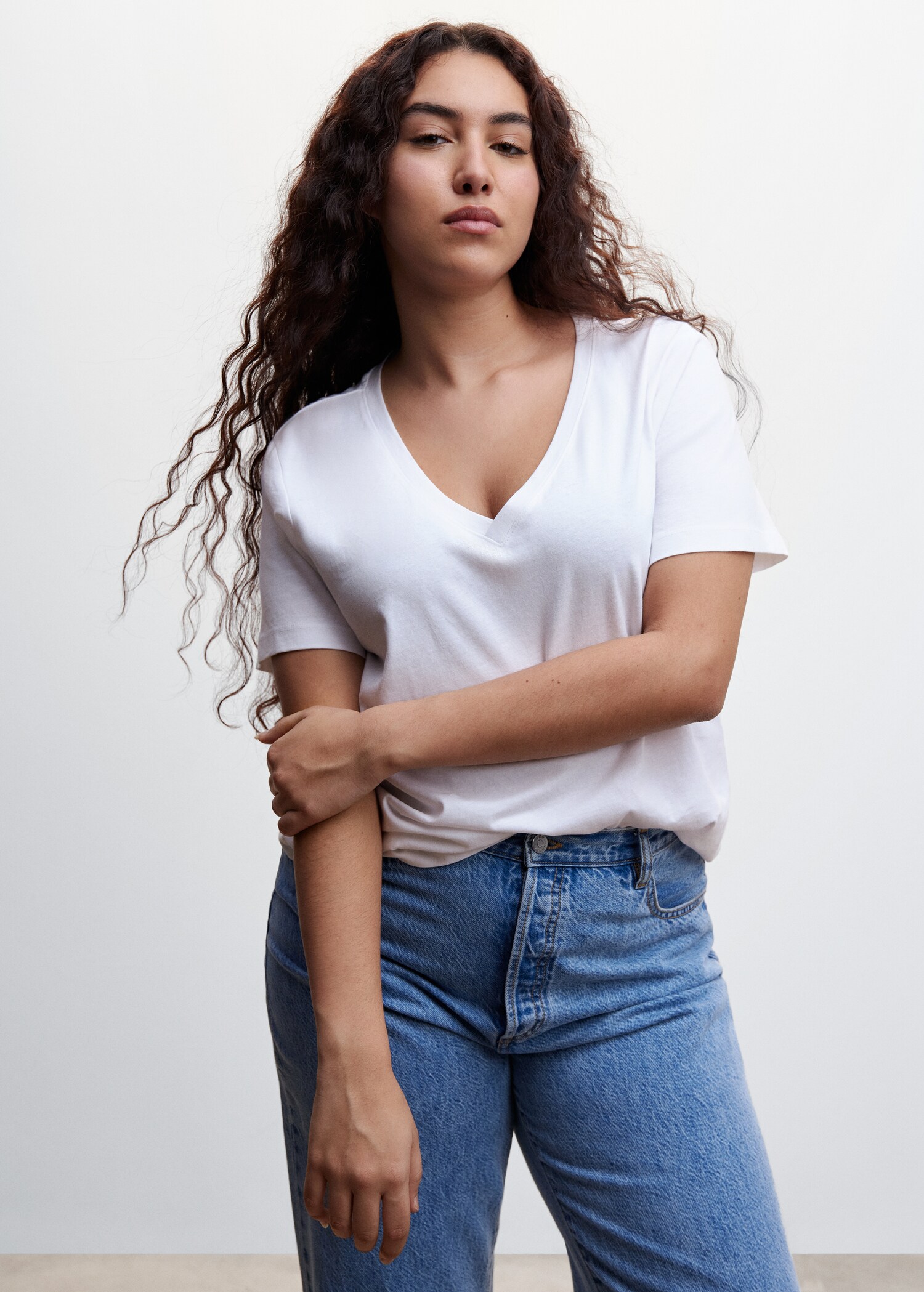 Essential cotton-blend T-shirt - Details of the article 5