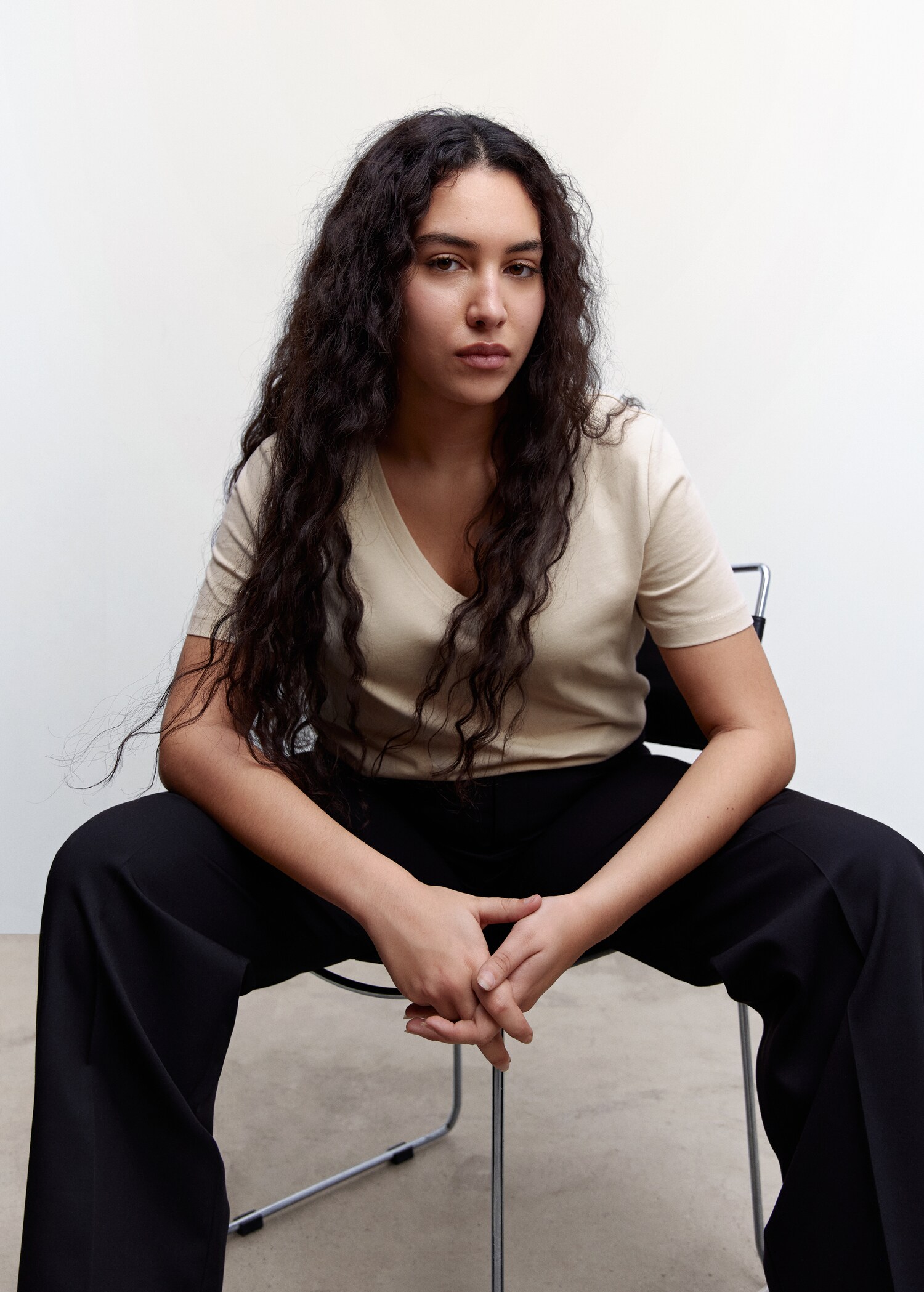 Essential cotton-blend T-shirt - Details of the article 4