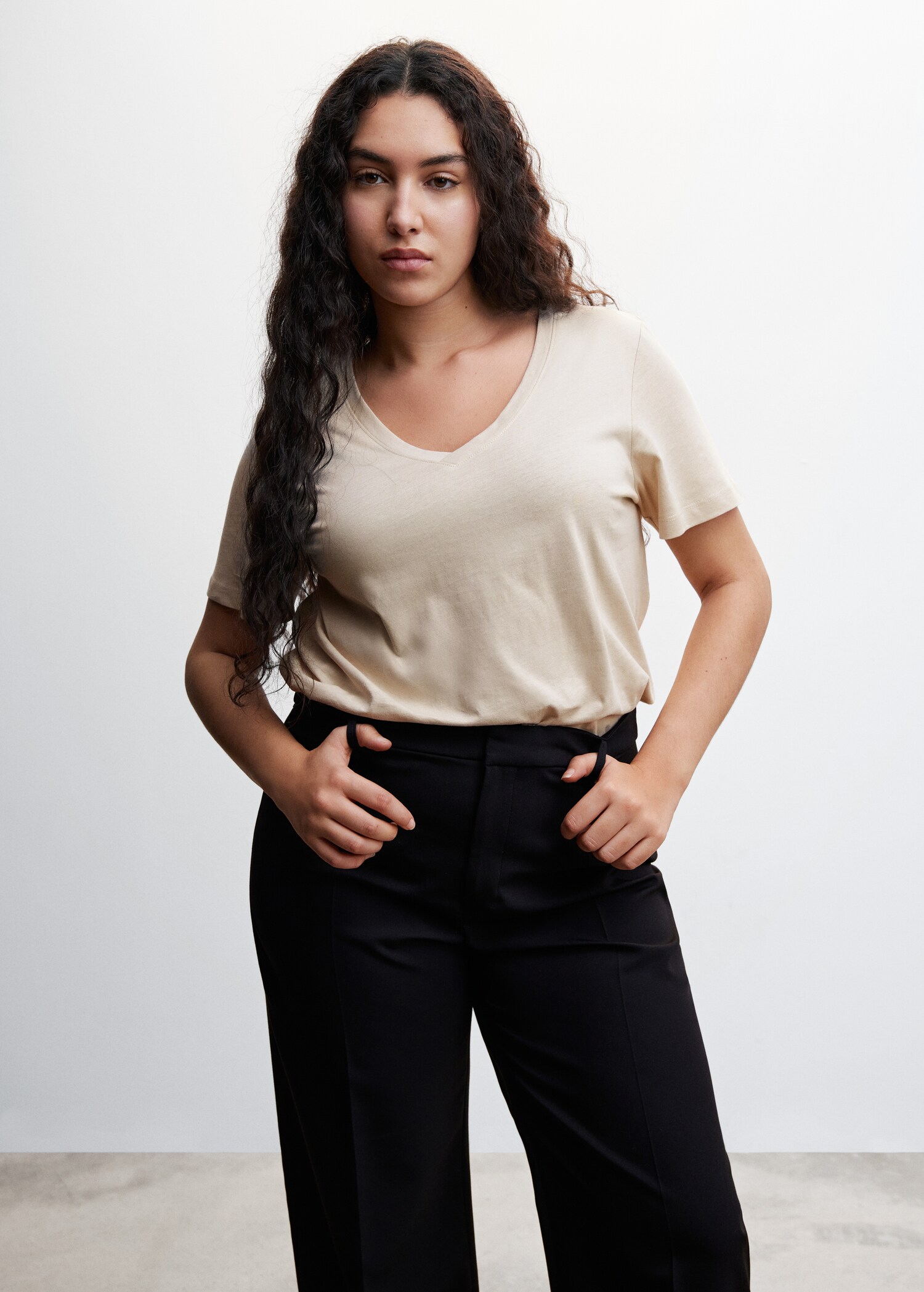 Essential cotton-blend T-shirt - Details of the article 5