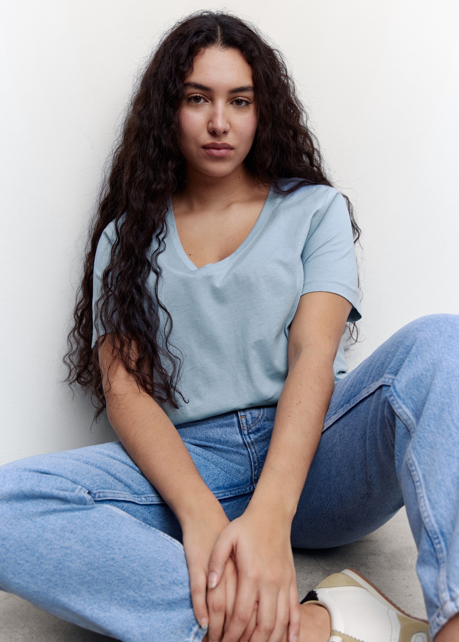 Essential cotton-blend T-shirt - Details of the article 4