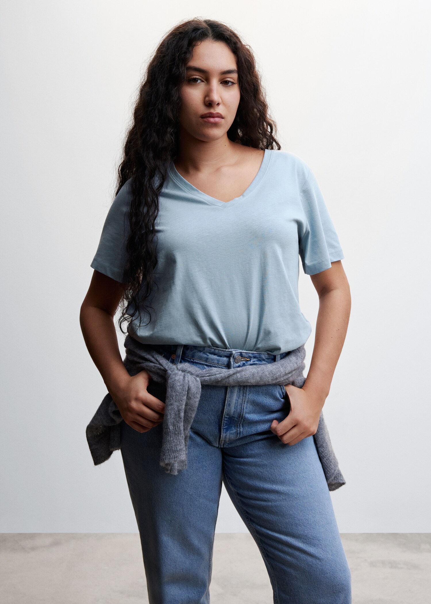 Essential cotton-blend T-shirt - Details of the article 5