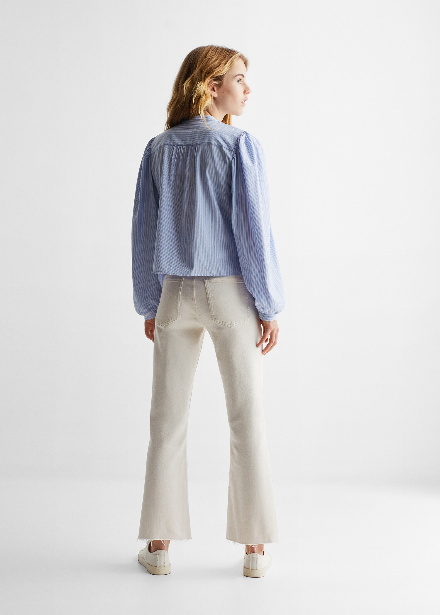 Cropped blouse - Reverse of the article