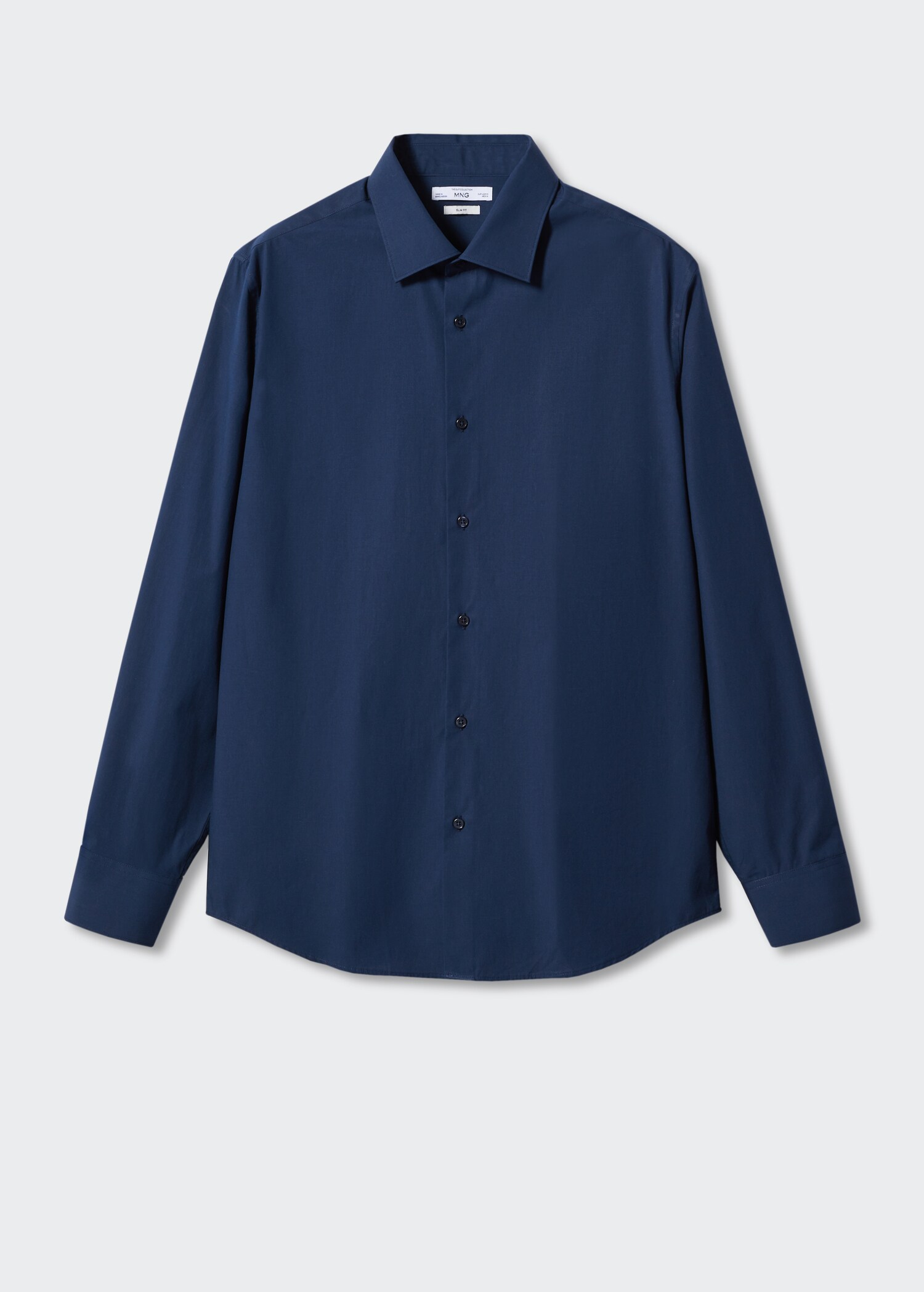 Slim fit cotton suit shirt - Article without model