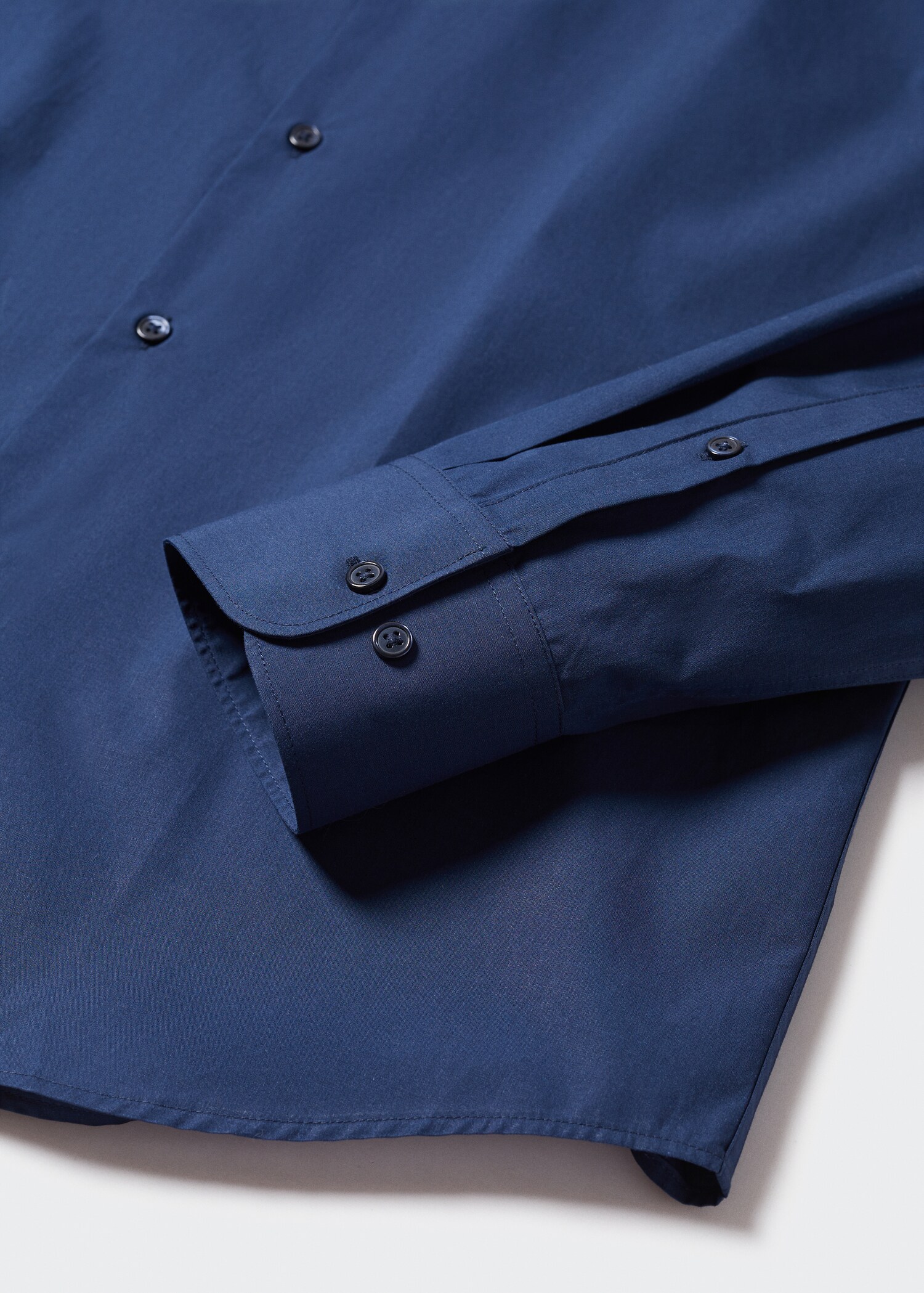 Slim fit cotton suit shirt - Details of the article 8