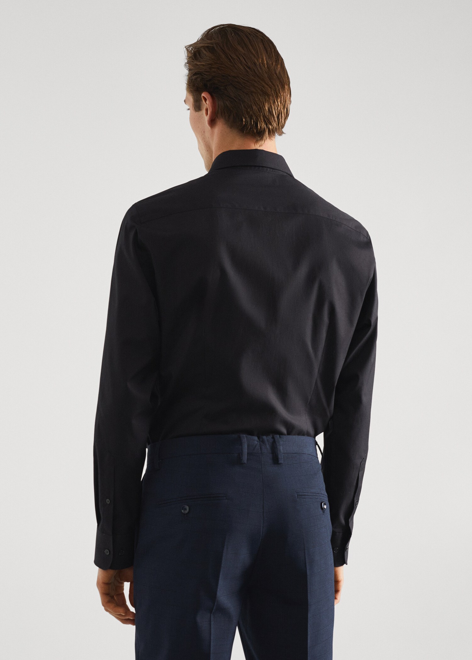 Chemise costume slim fit coton - Verso de l’article