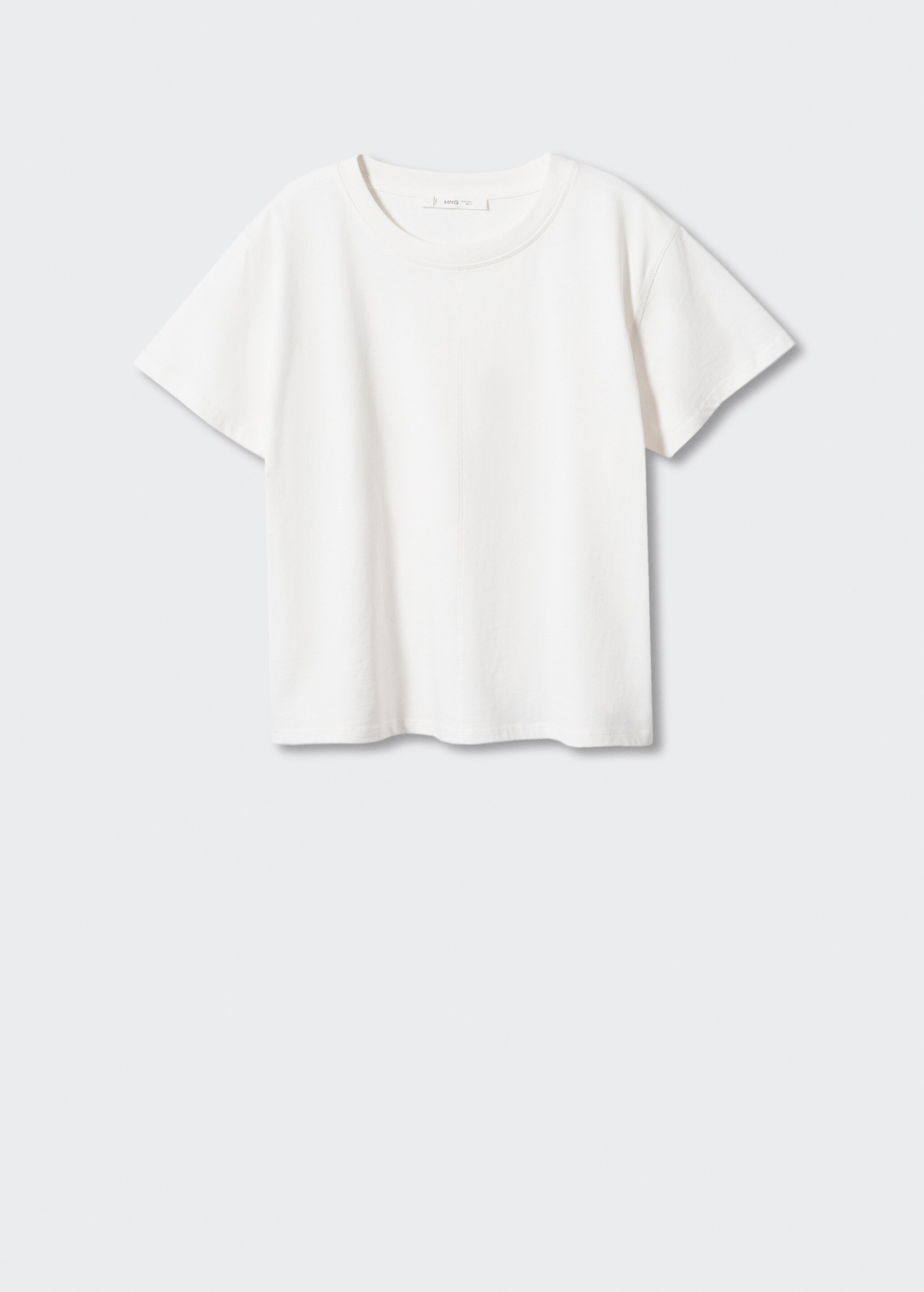 T-Shirt aus Baumwolle mit Nähten - Artikel ohne Model