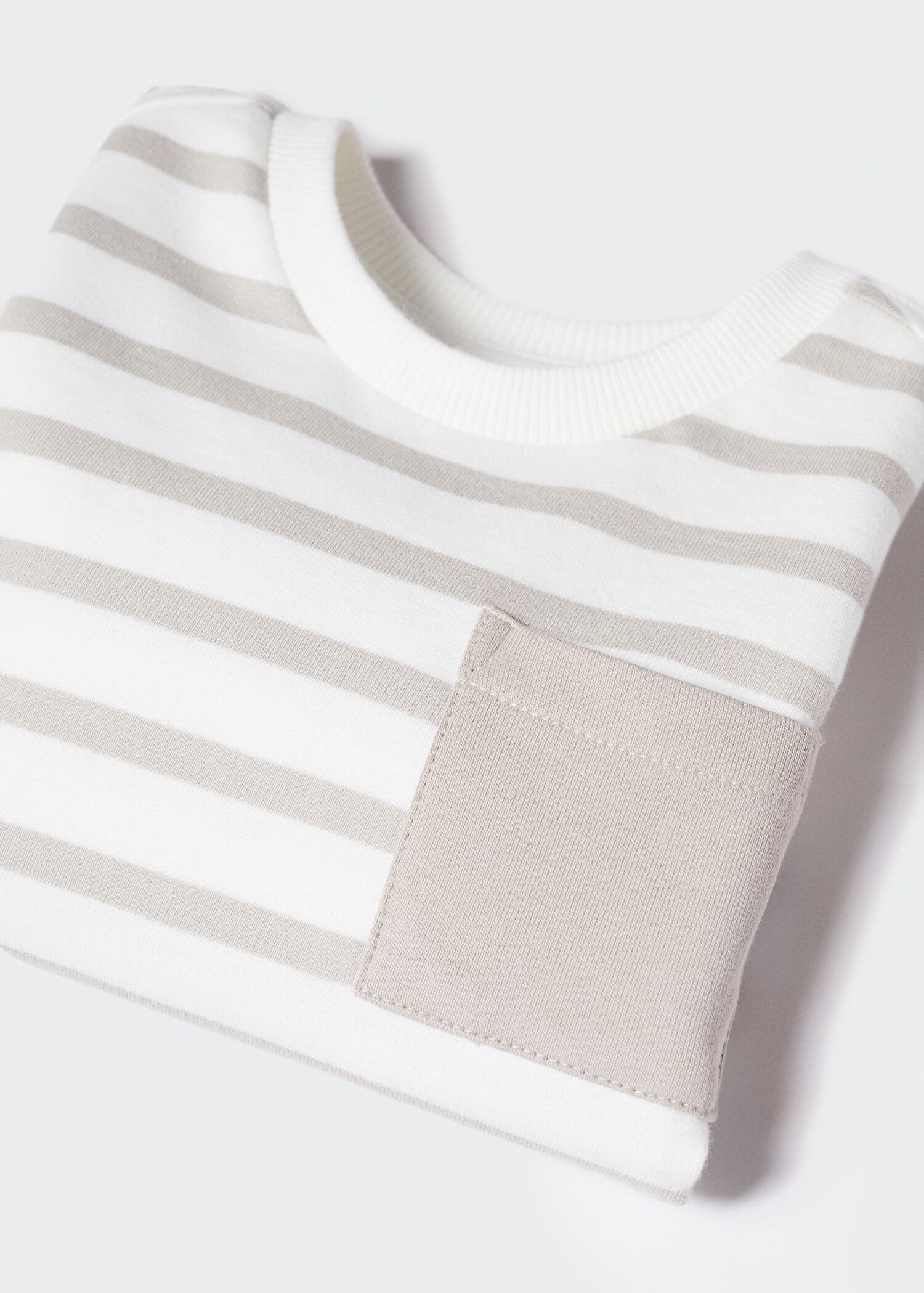 Striped cotton-blend sweatshirt - Details of the article 8