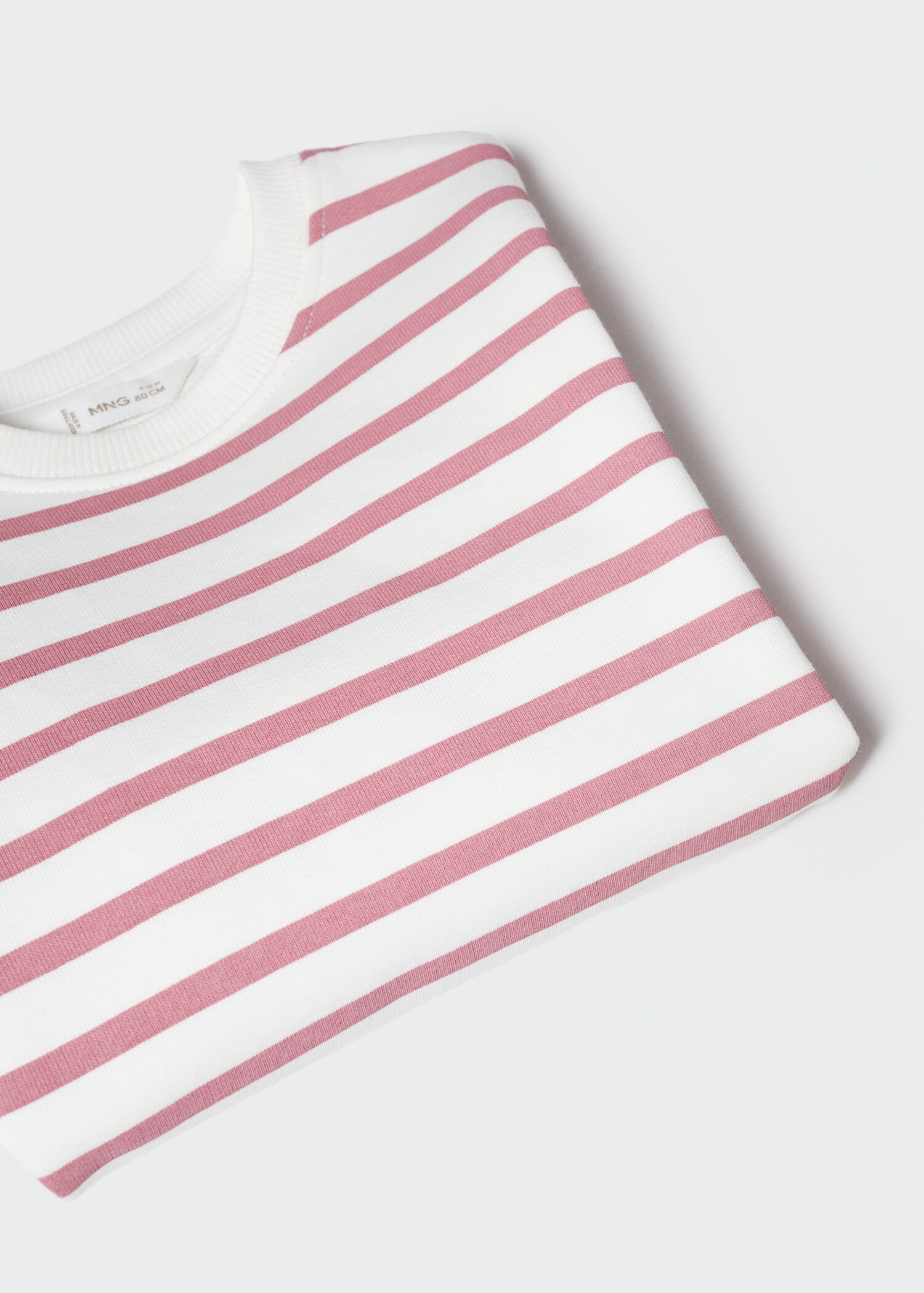 Striped cotton-blend sweatshirt - Details of the article 8