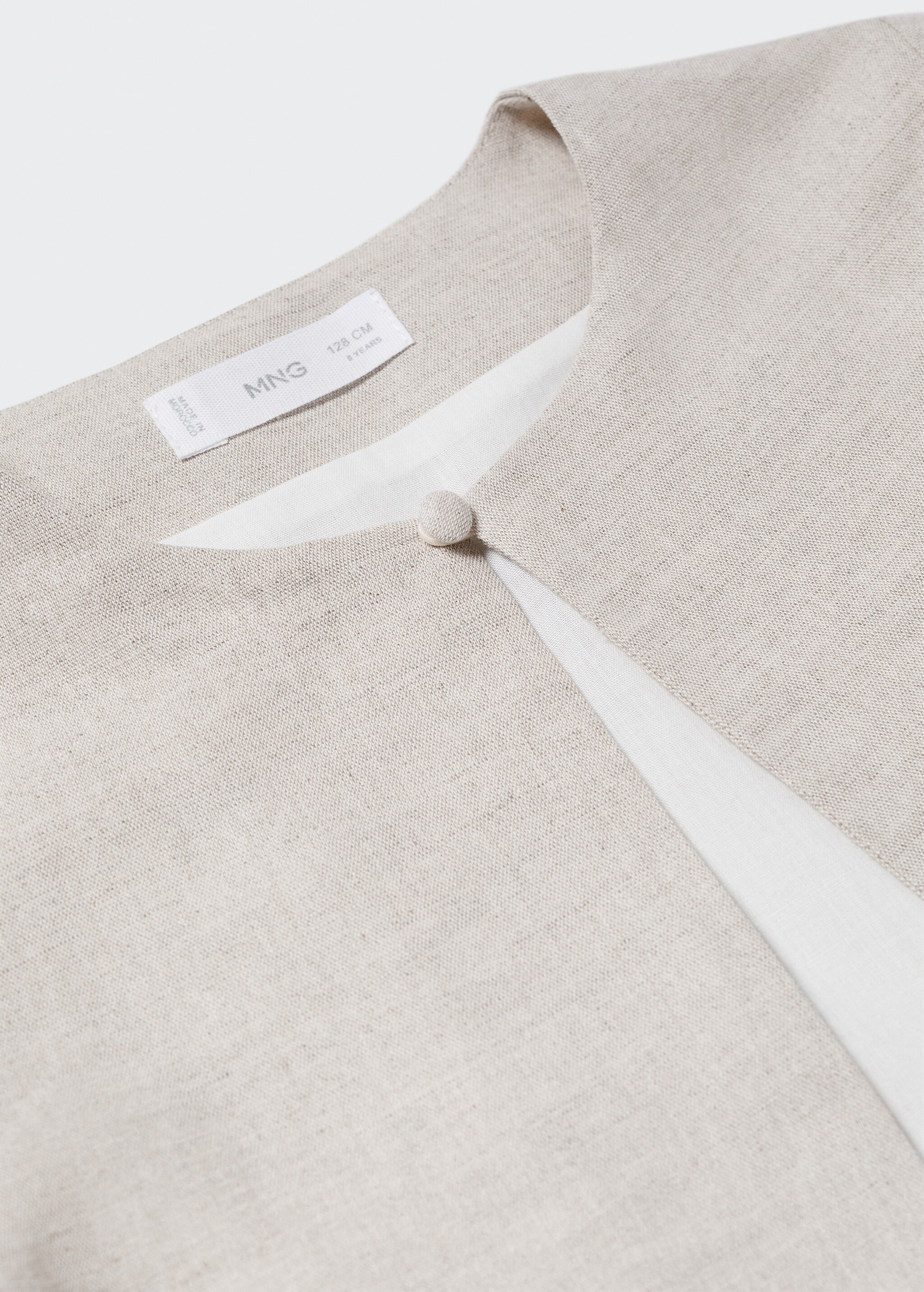 Ruffled linen jacket - Details of the article 8