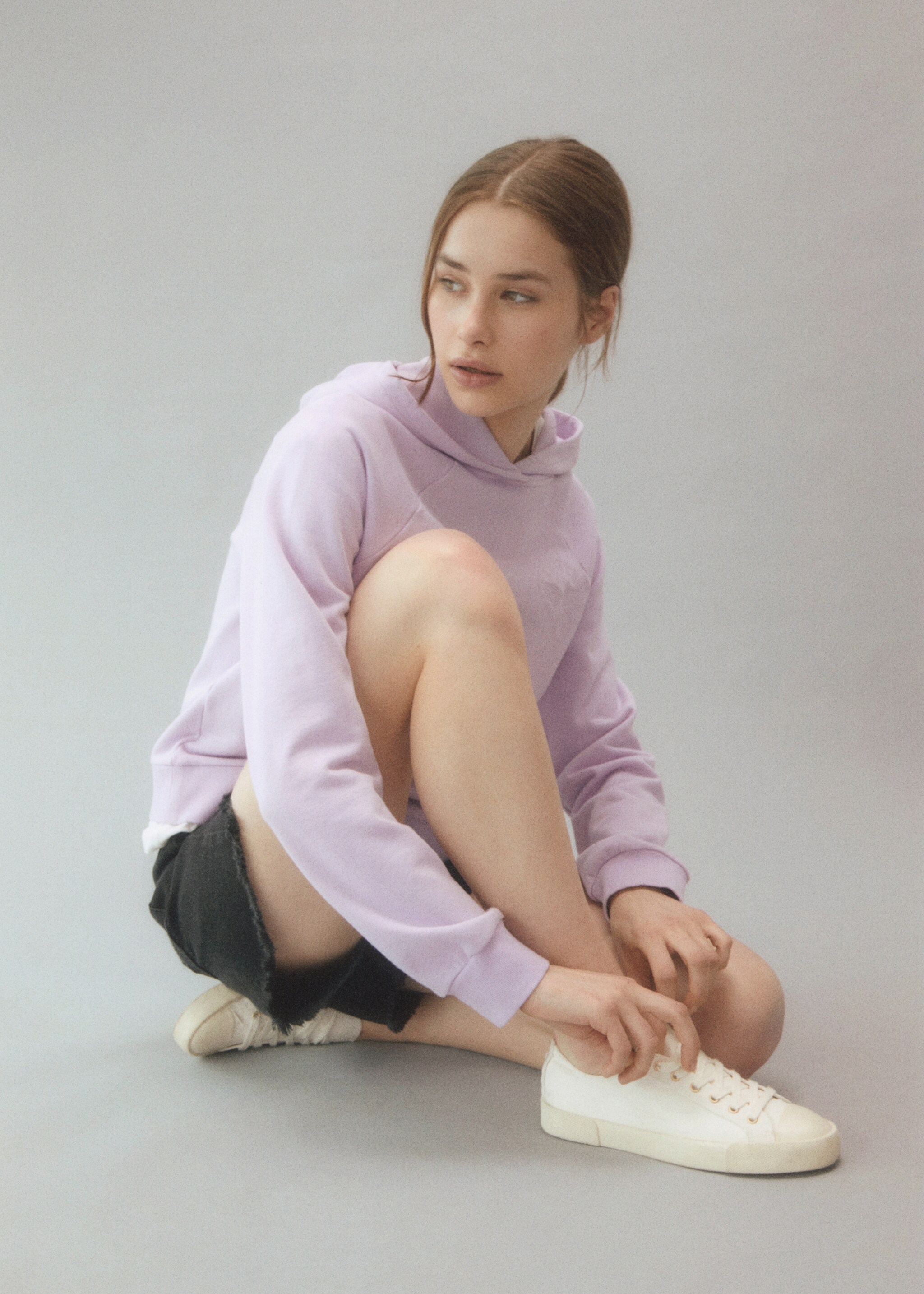 Katoenen sneakers met veters - Detail van het artikel 6