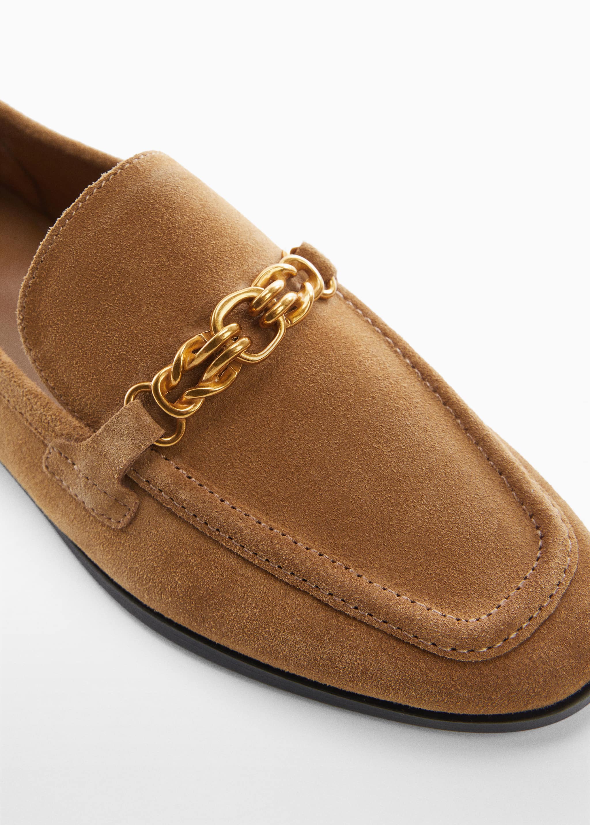 Leather loafers with chain - Details of the article 1