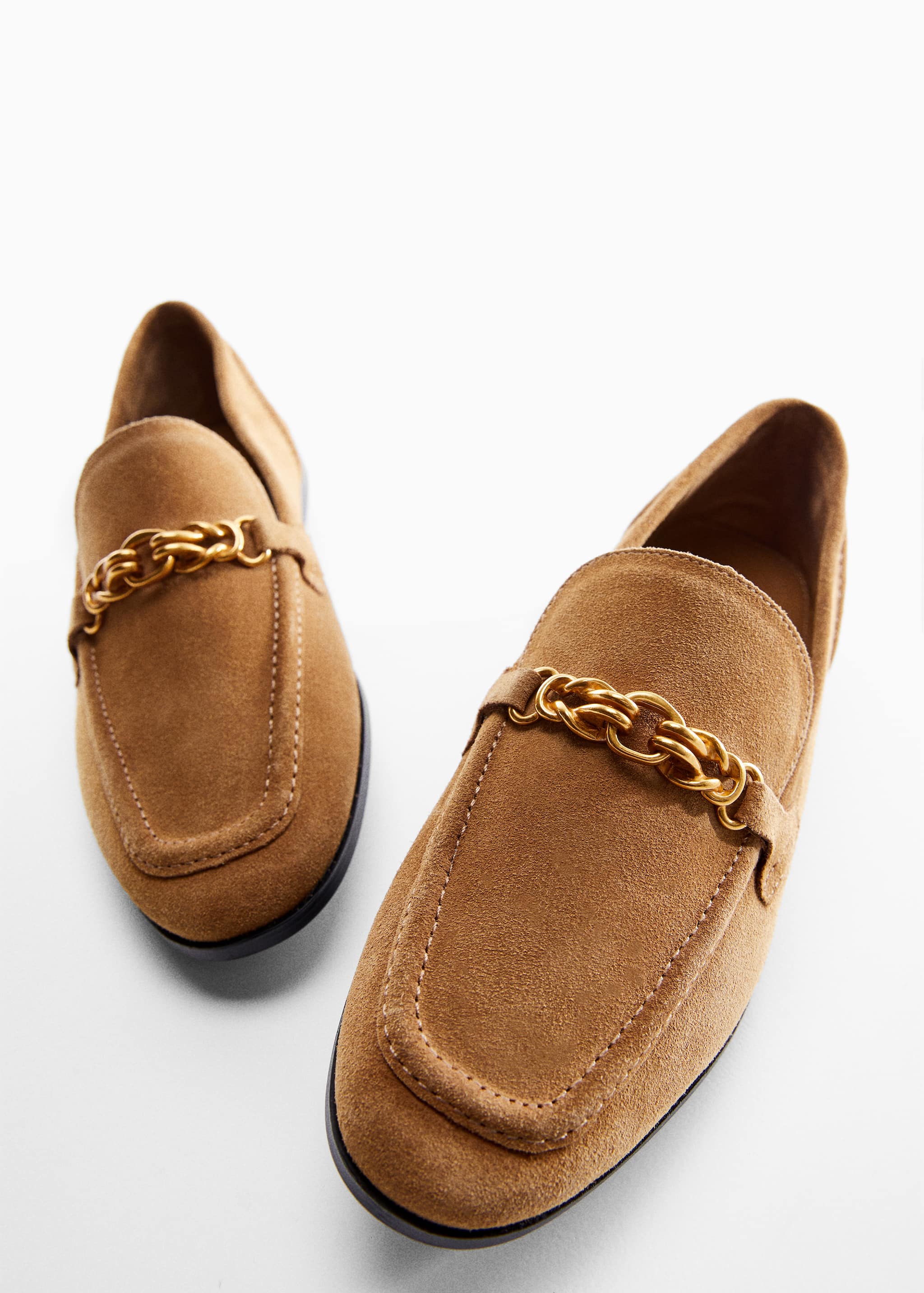 Leather loafers with chain - Details of the article 5