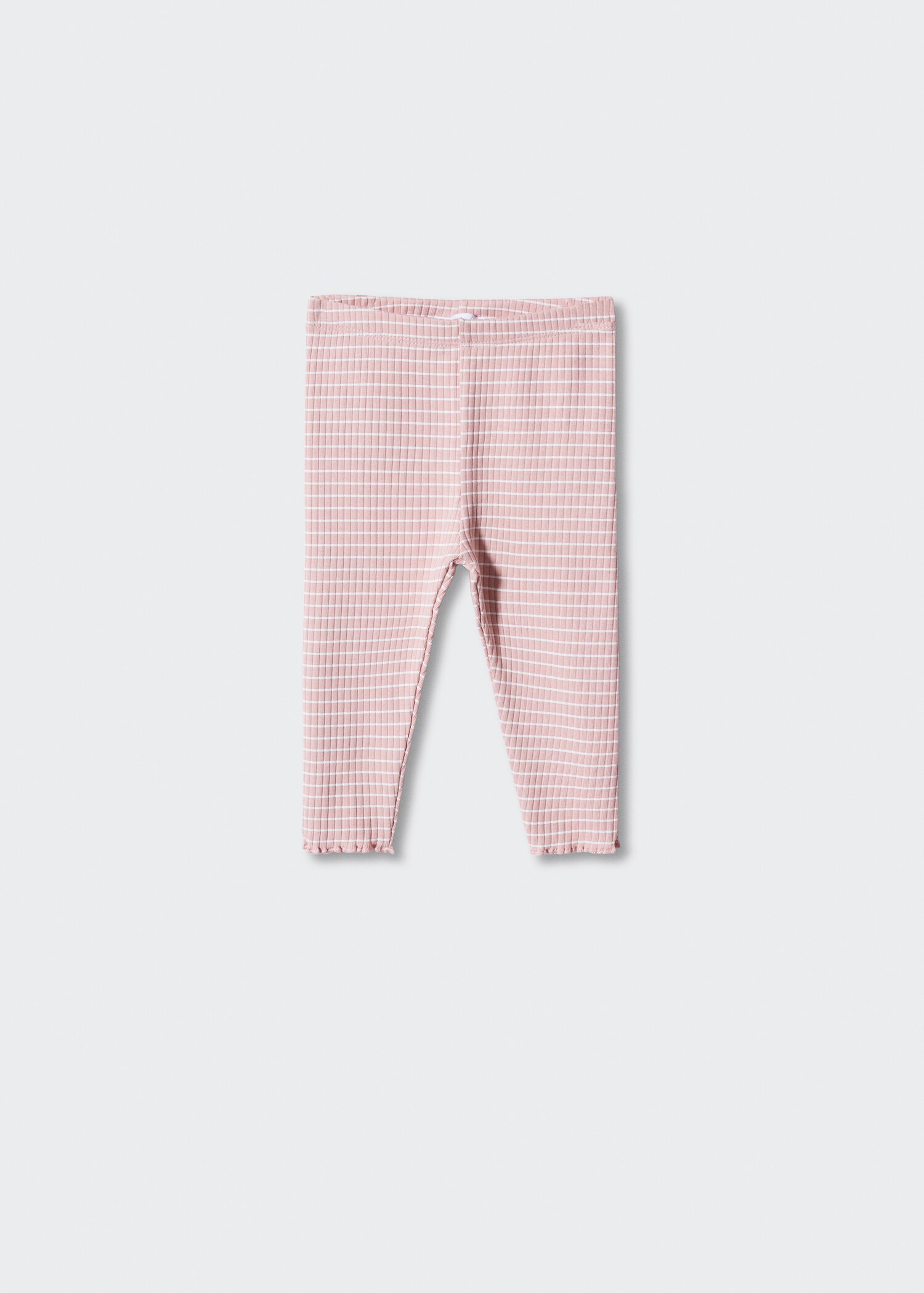 Cotton ribbed leggings - Article without model