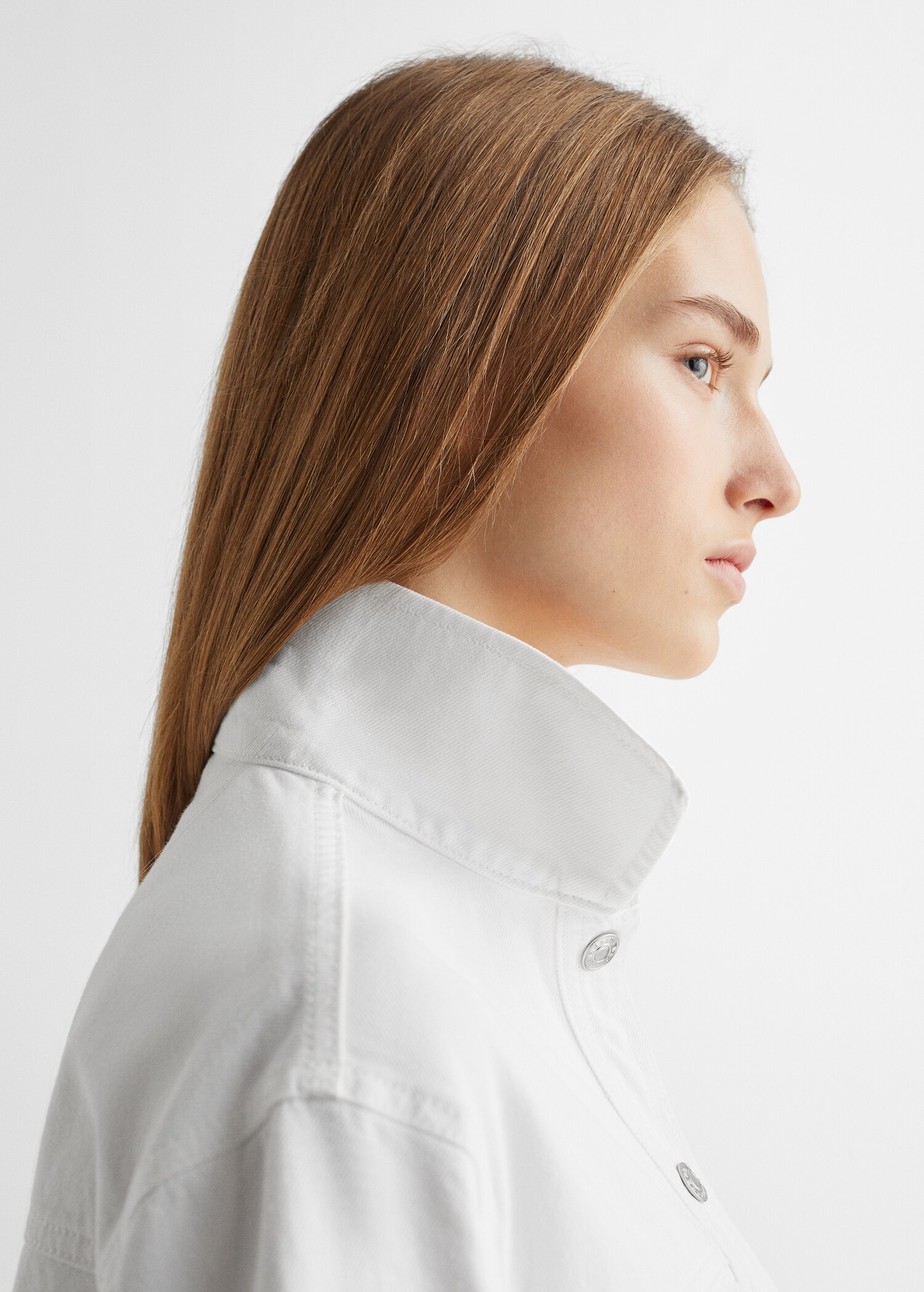 Medium denim overshirt - Details of the article 1