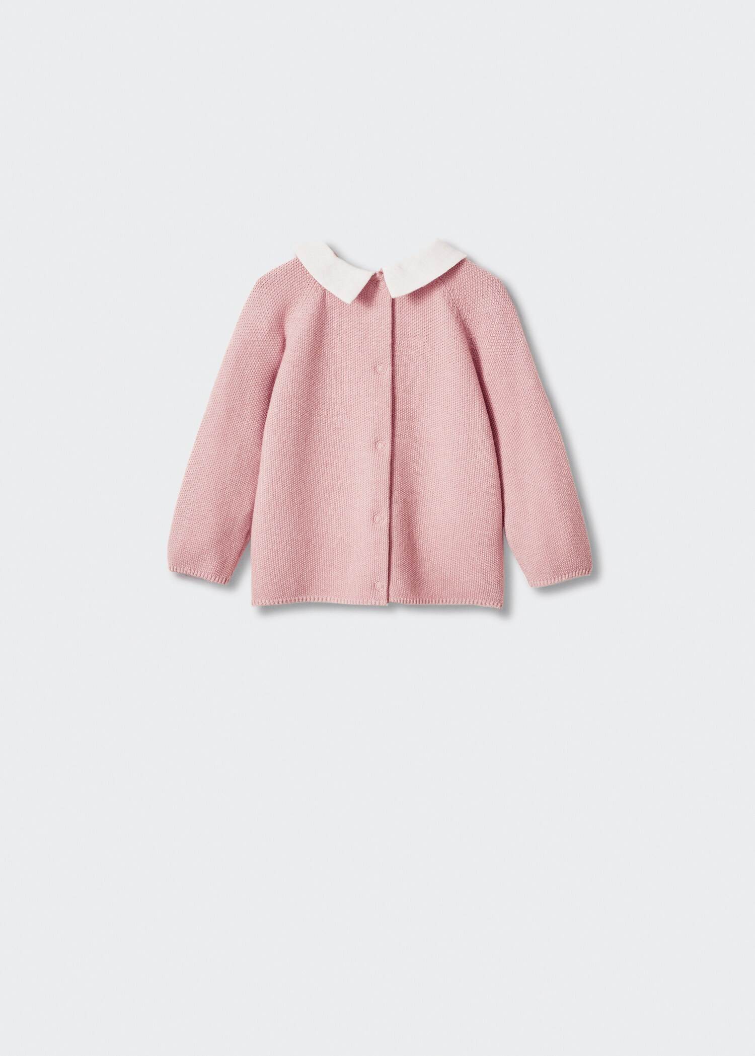 Baby doll-neck sweater - Reverse of the article