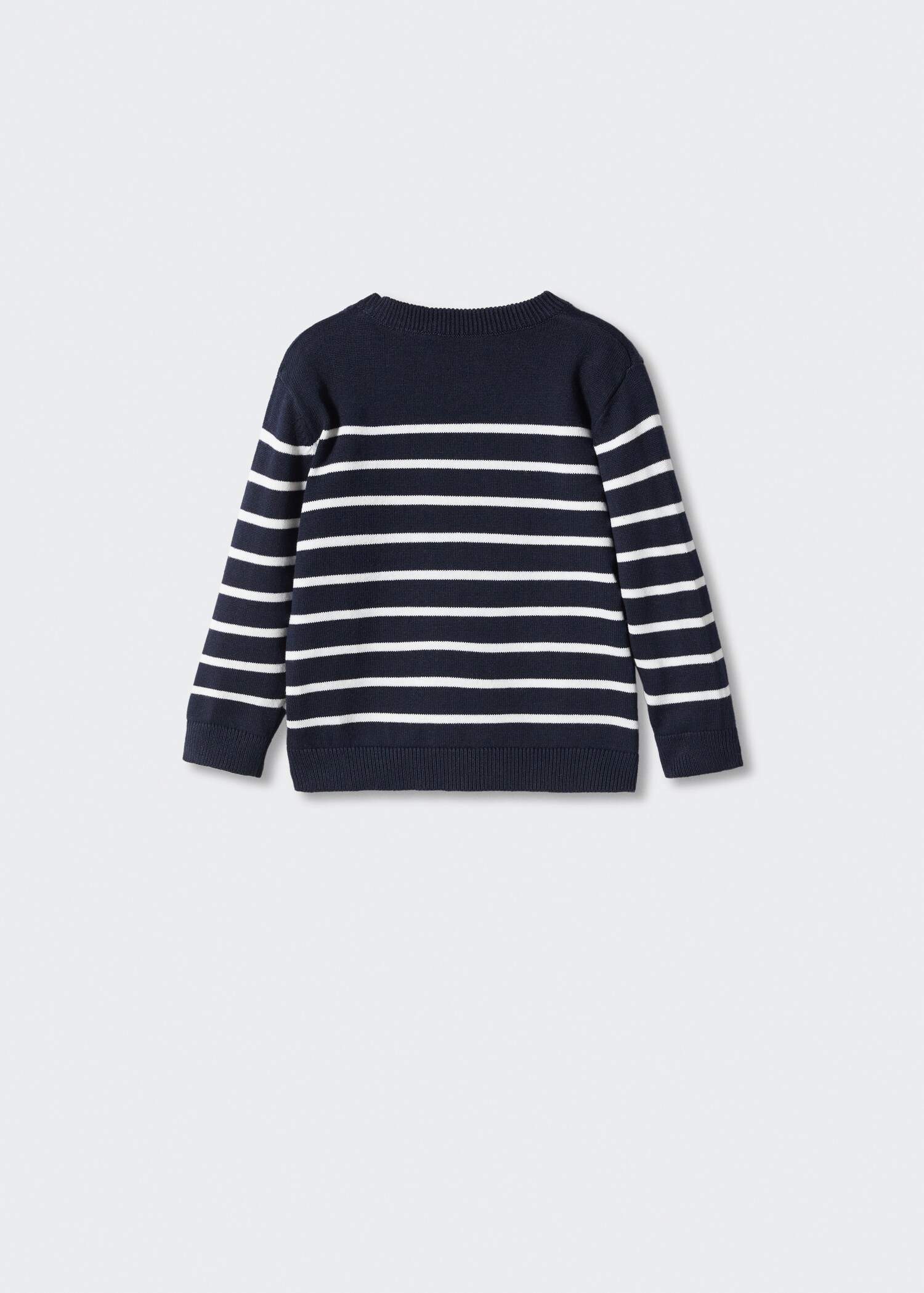 Pull-over à rayures coton - Verso de l’article