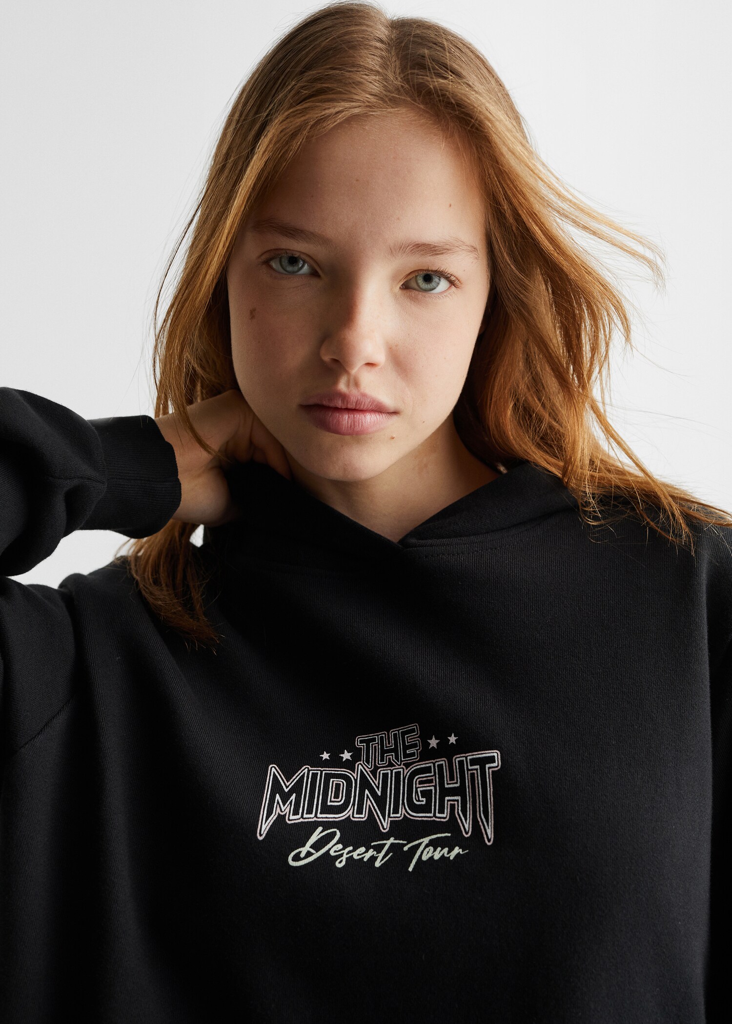 Printed cotton sweatshirt - Details of the article 1