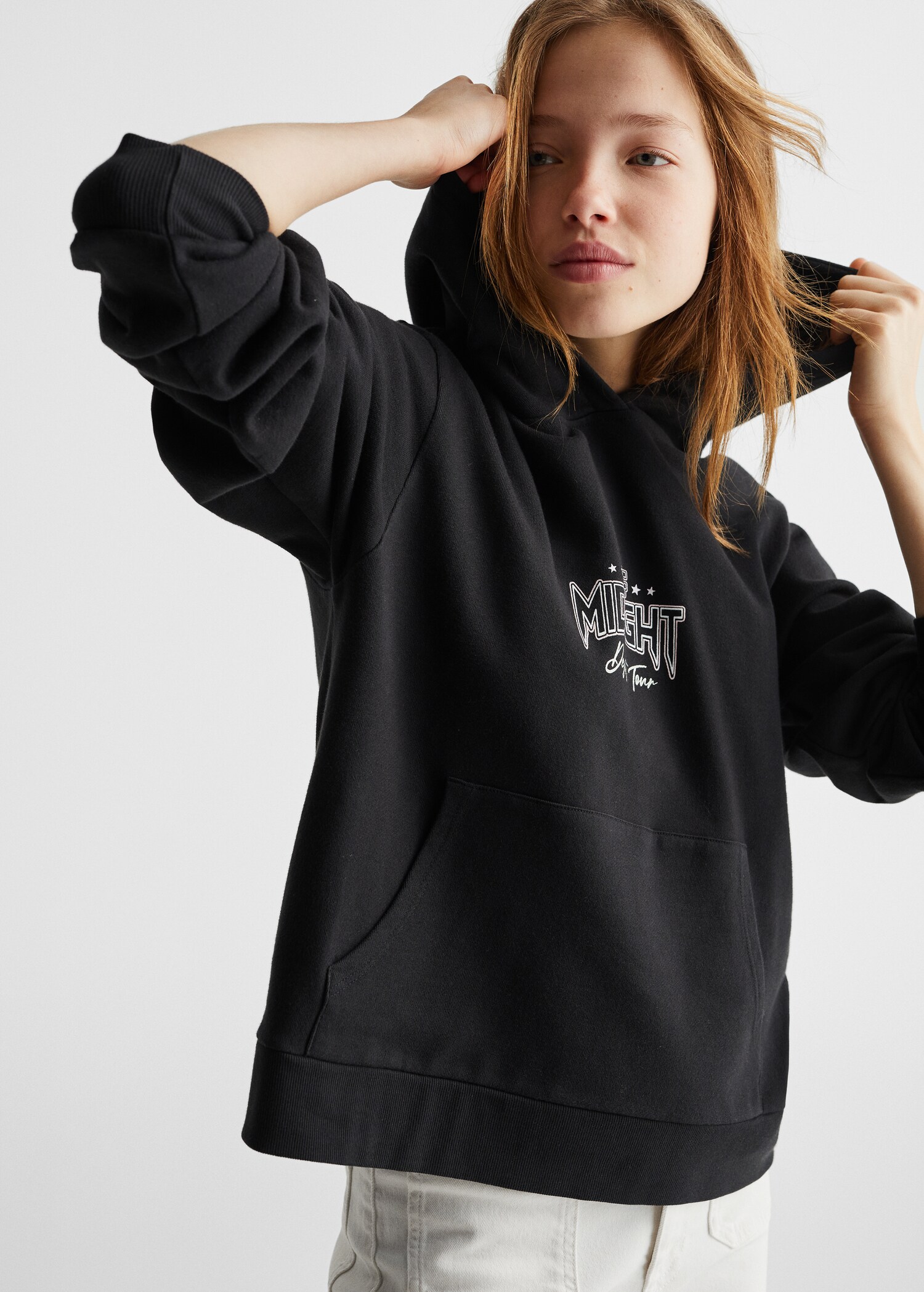 Printed cotton sweatshirt - Details of the article 2
