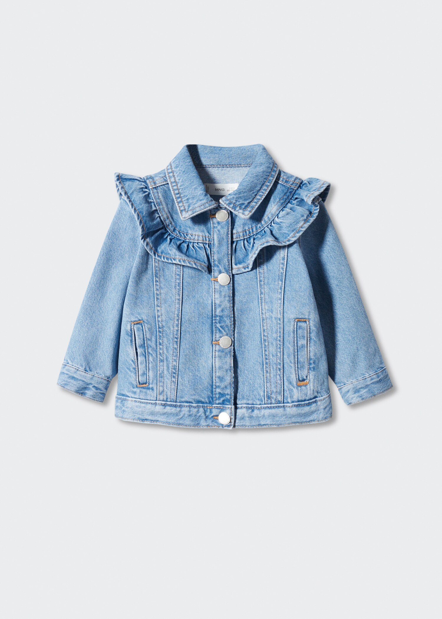 Frills denim jacket - Article without model